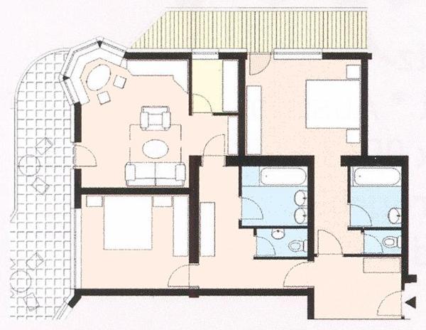 Two-Bedroom Apartment photo 3