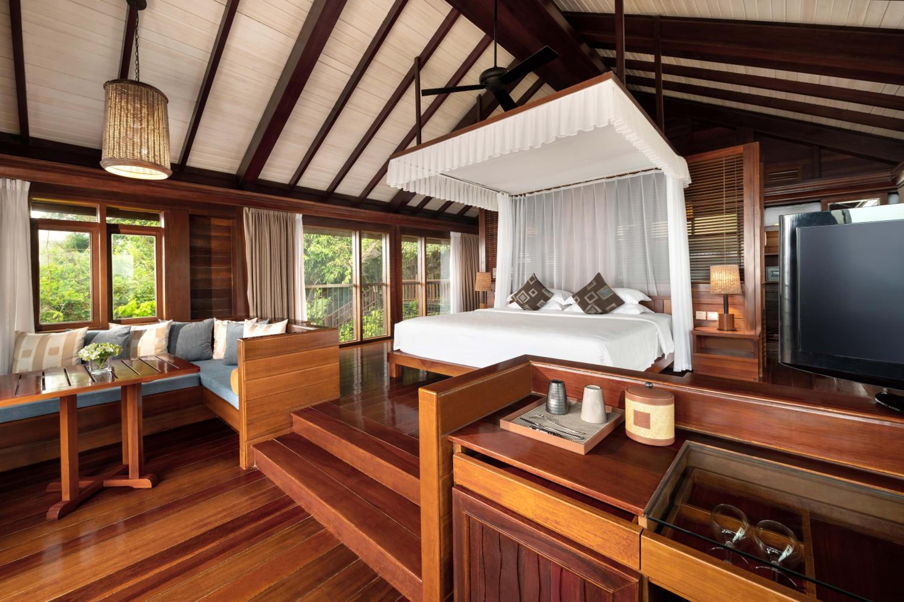 Extra Large Double Bed or Twin Beds Sea View Villa （ Near the Infinity Pool）