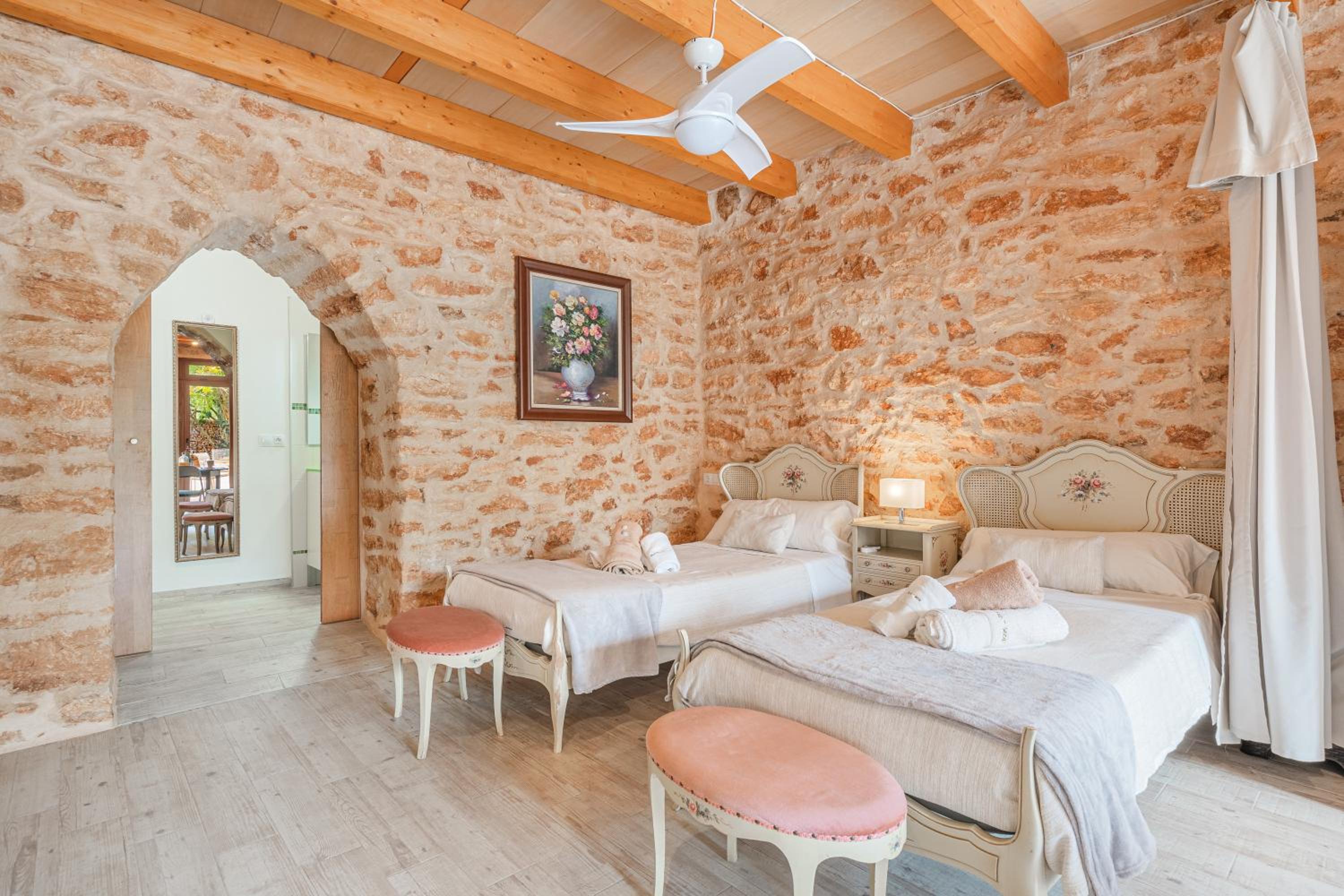 Villa con vistas al jardín