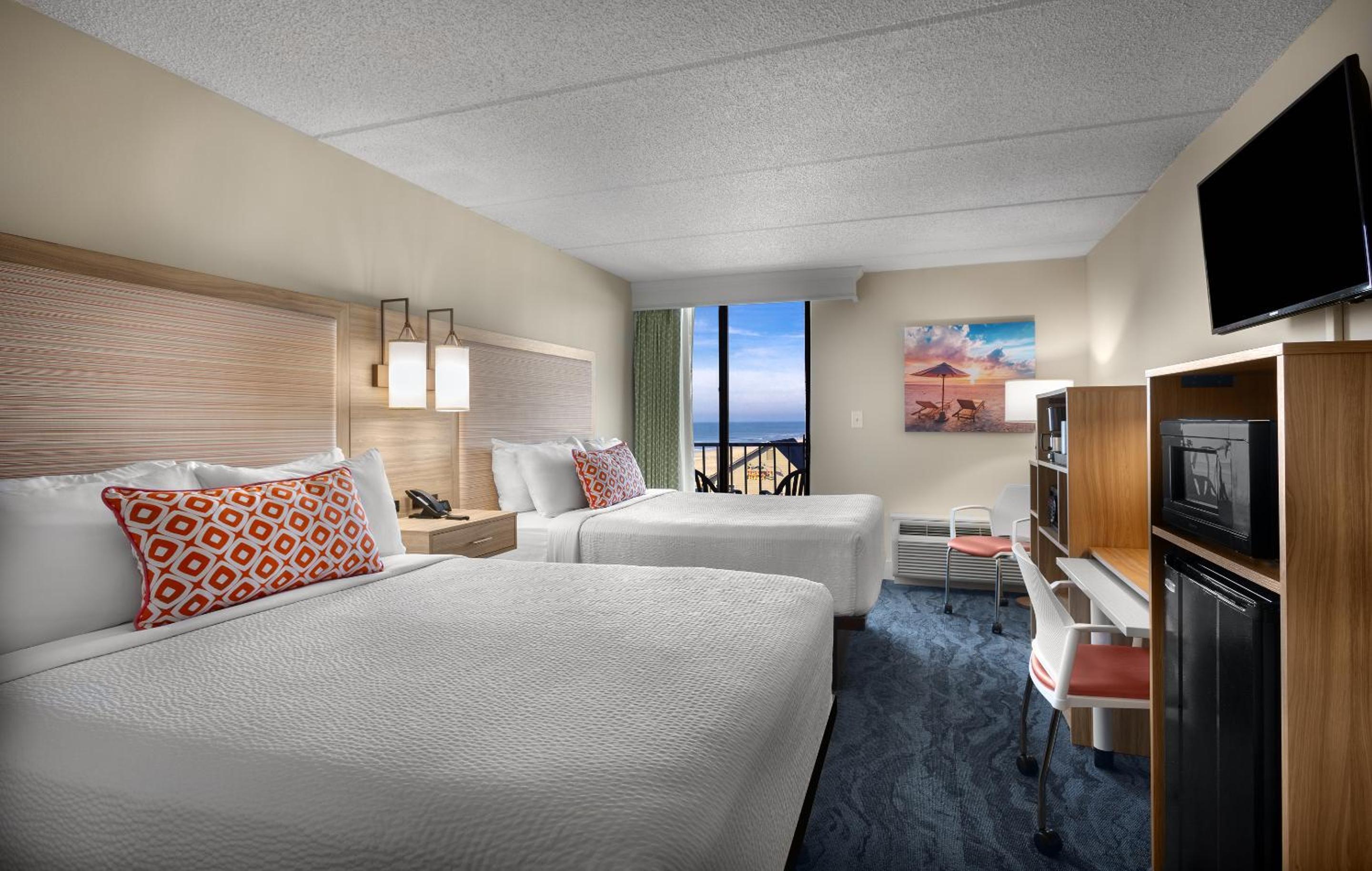 Ocean View Double Queen with Balcony