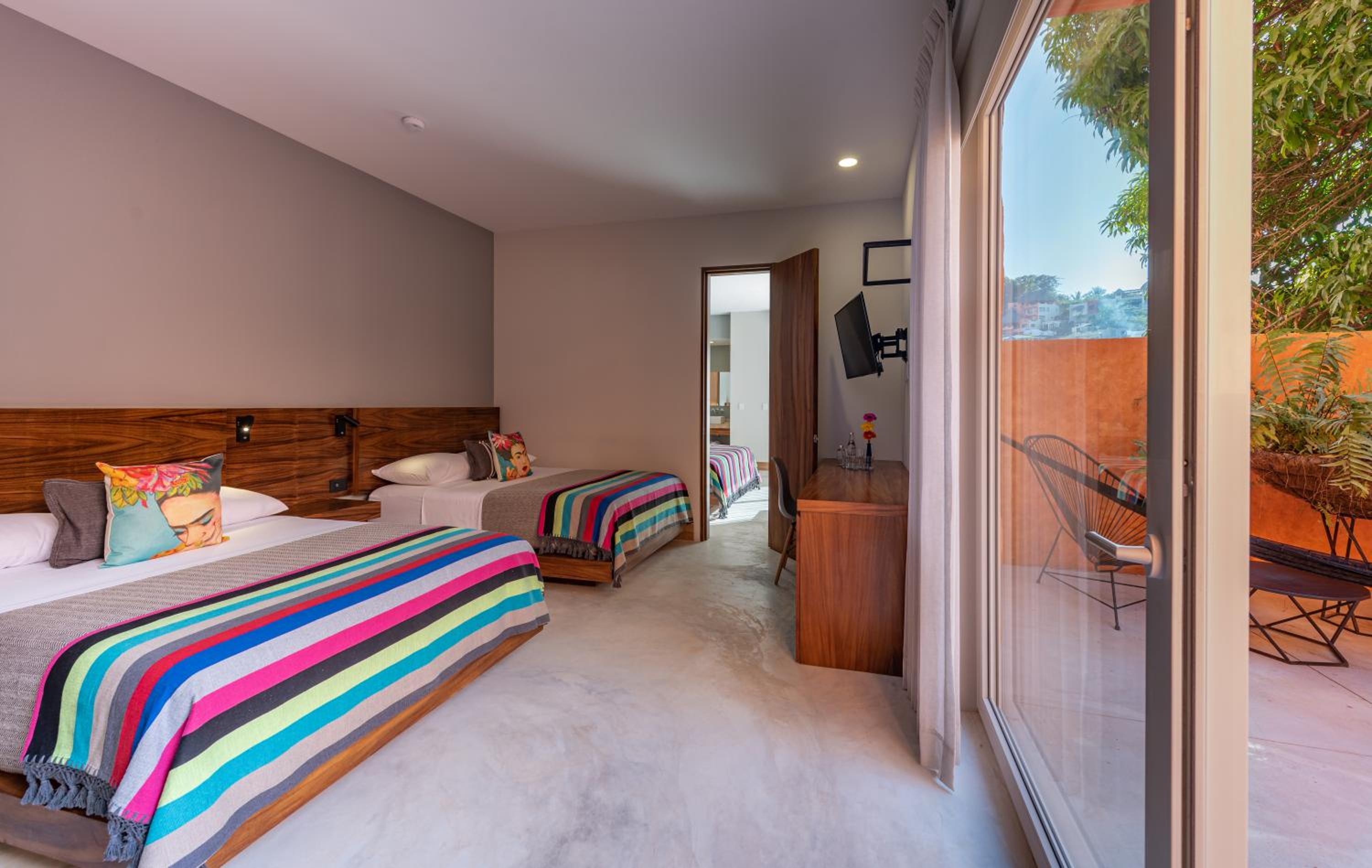 Habitación Cuádruple con Terraza