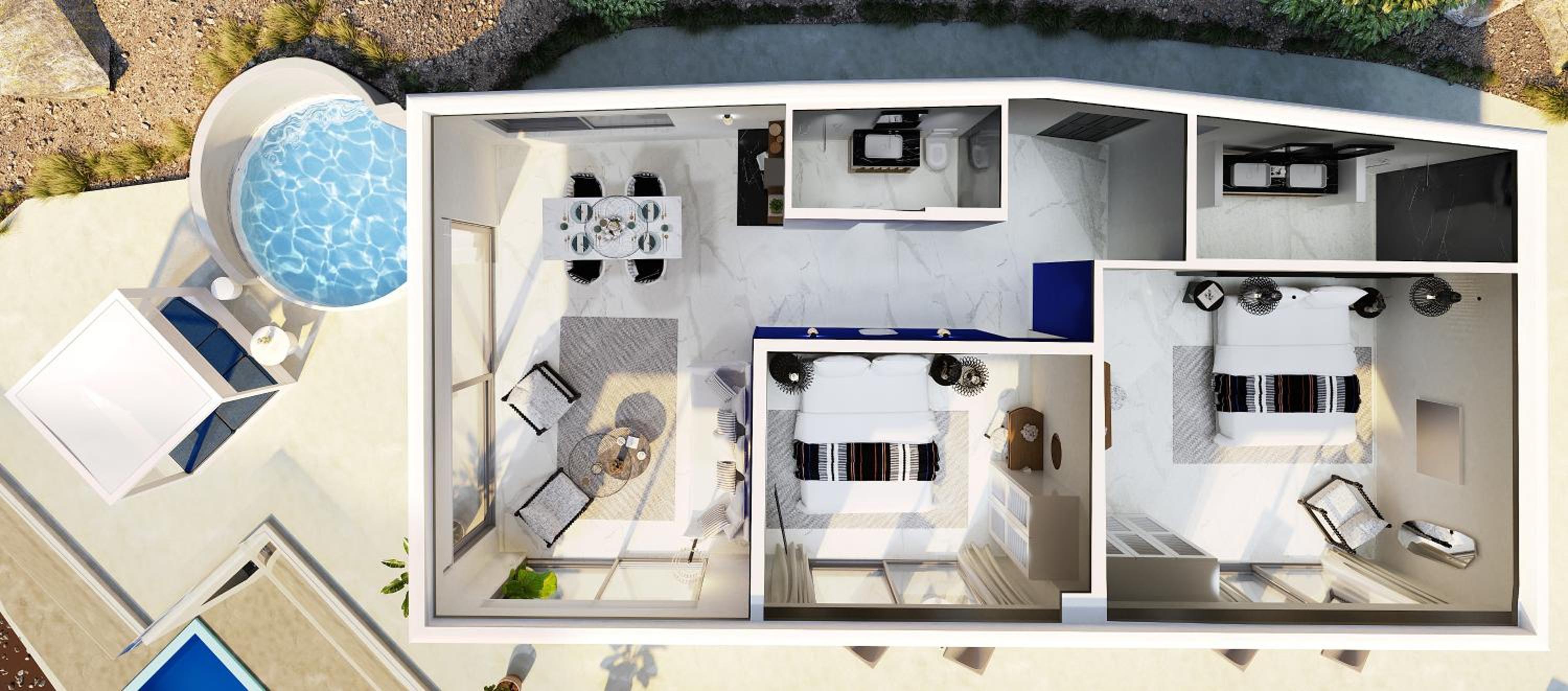 Sanctuary 2 Bedroom Sea View Villa with Private Pool photo 2