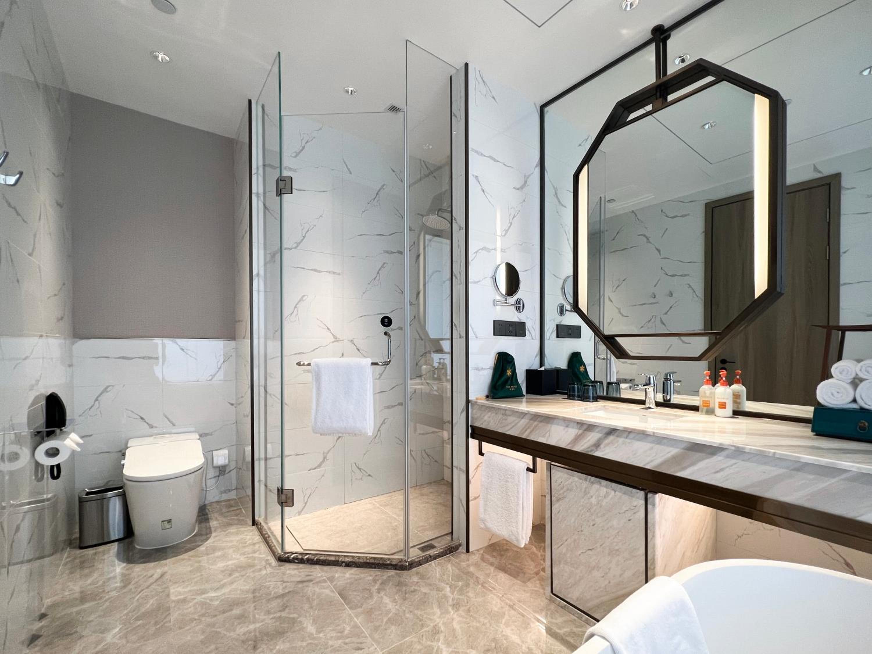 Standard King Room with Bathtub and City View
