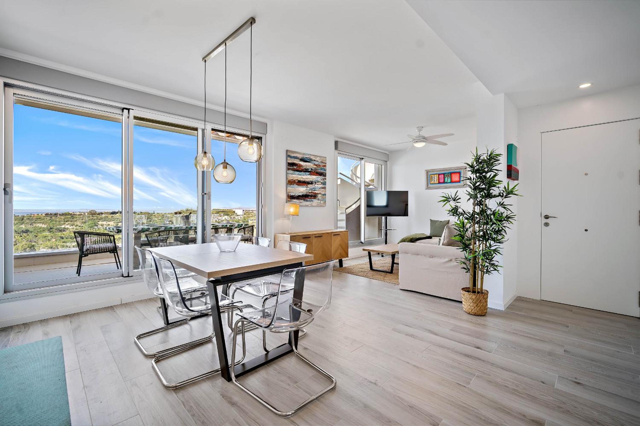 Apartamento con vista al mar