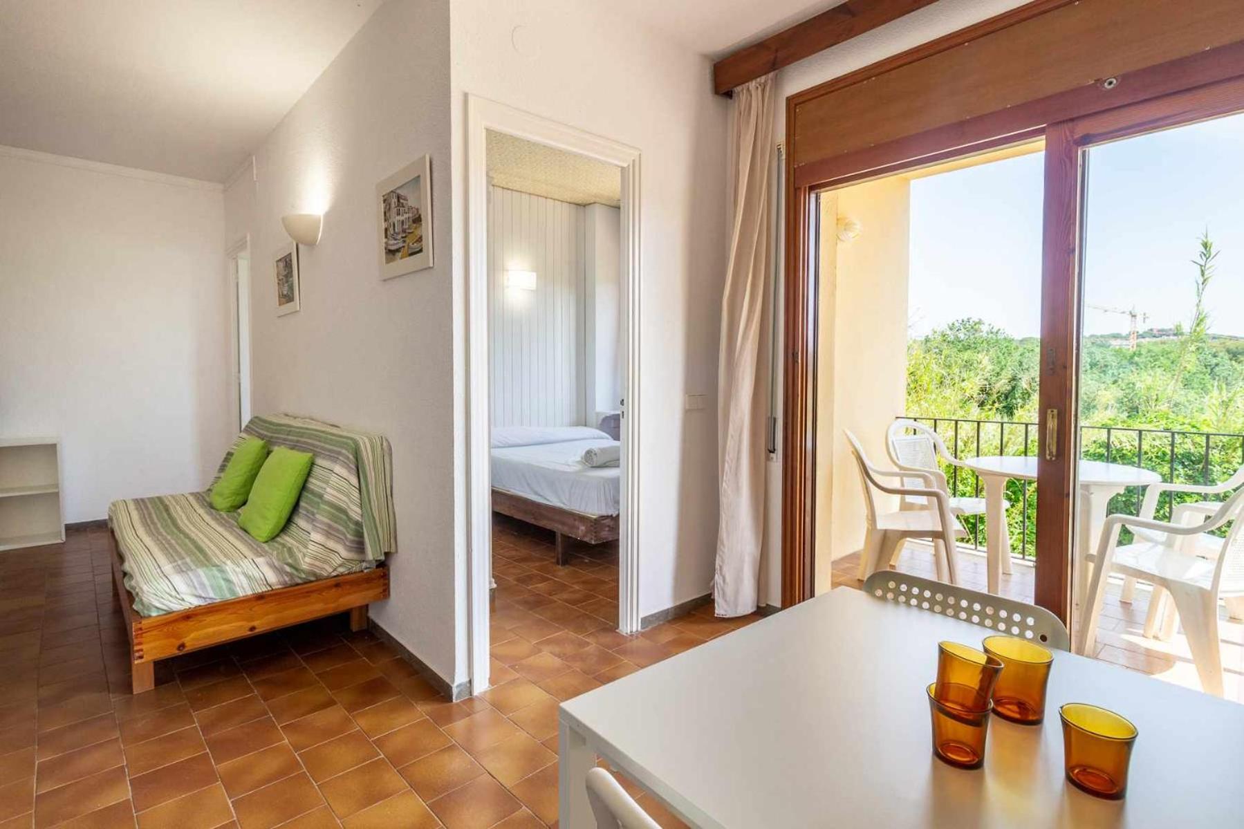 Apartamento de dos habitaciones