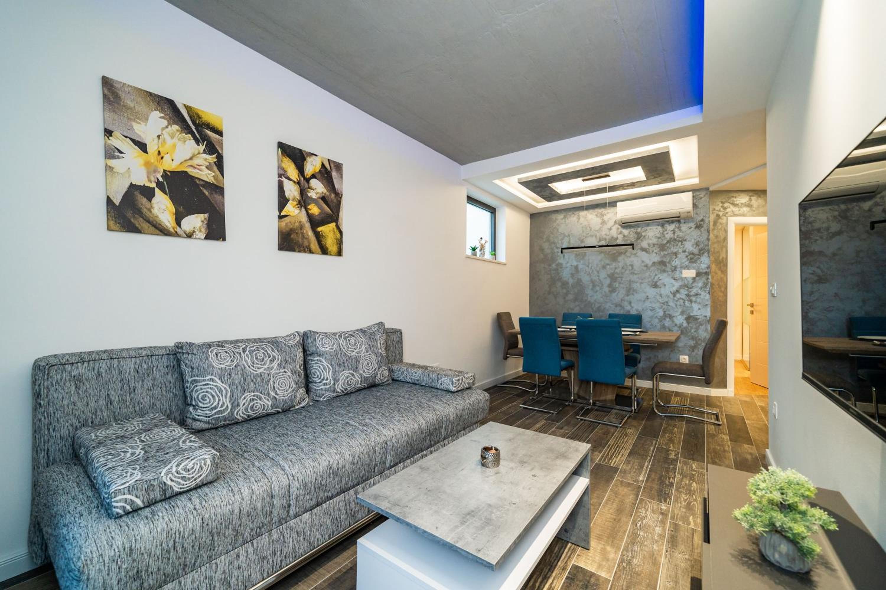 Zweizimmer-Apartment mit gemeinsamem Pool