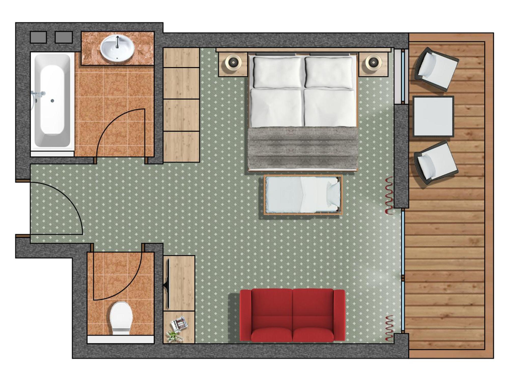 Double Room with Extra Bed