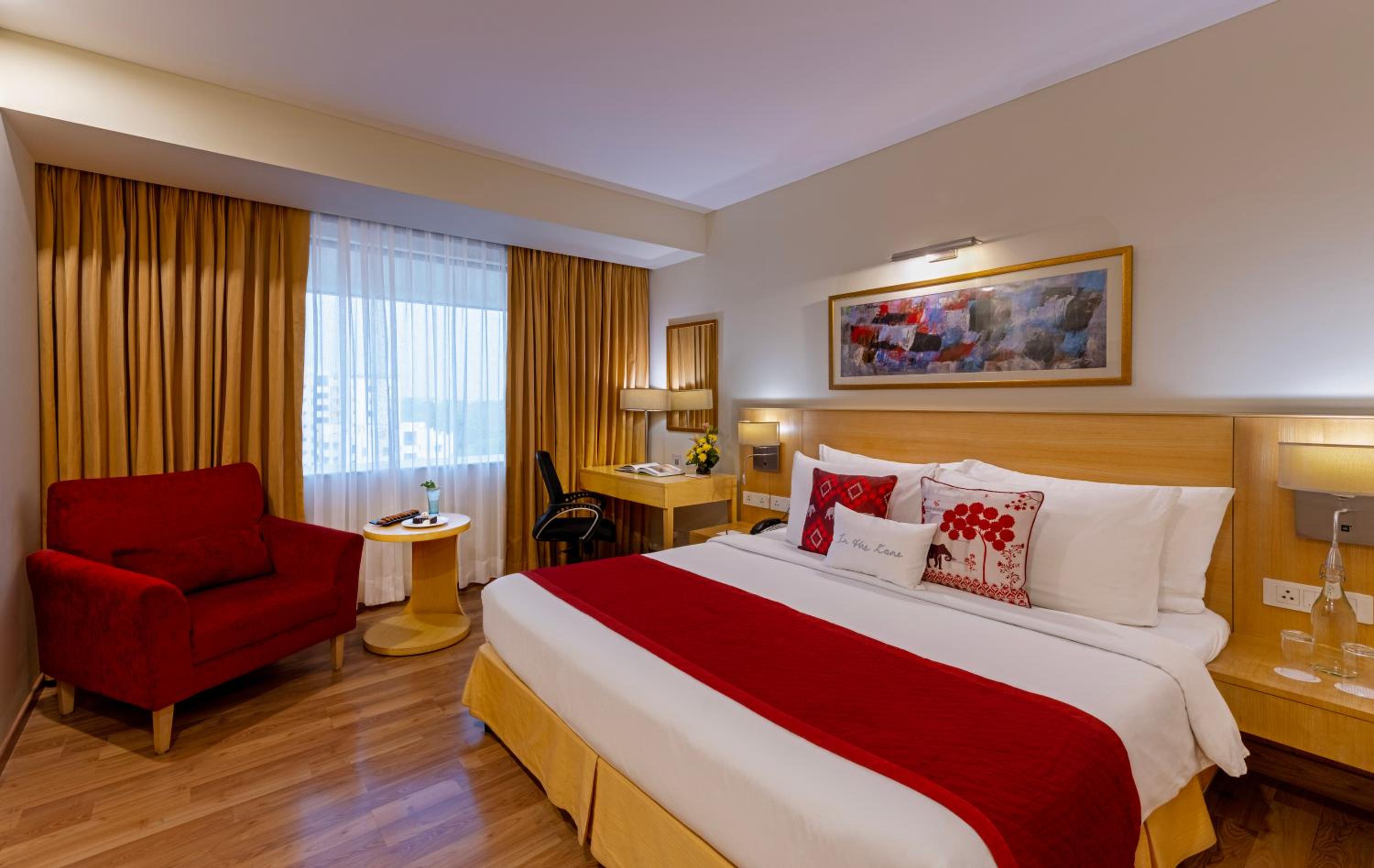 Premium Room (Guaranteed Late Check-out ,Enjoy Happy Hours with 1+1 offer on Alcoholic Beverages and Soft Beverages,20% off on Food & Beverage services,20% Off on Laundry service) Premium Room (Guaranteed Late Check-out ,Enjoy Happy Hours with 1+1 offer on Alcoholic Beverages and Soft Beverages,20% off on Food & Beverage services,20% Off on Laundry service)
