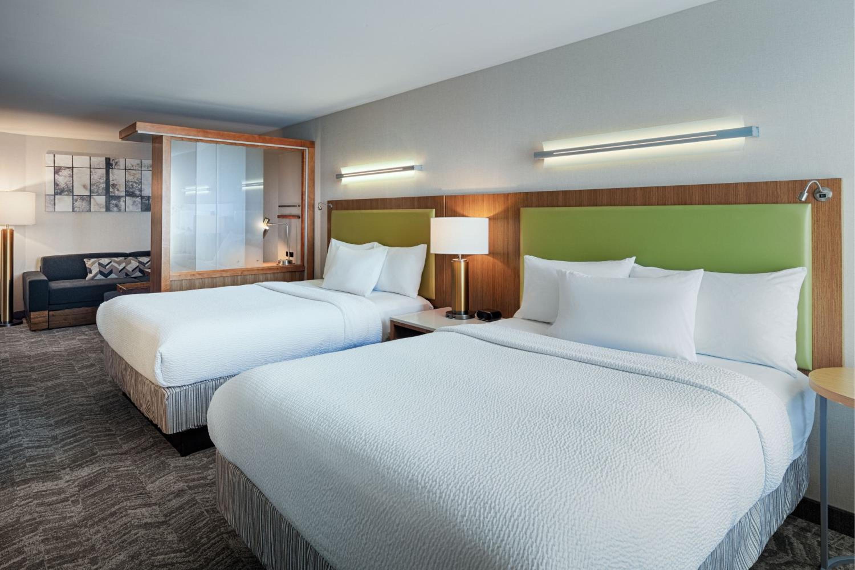 Queen Suite with Two Queen Beds and Trundle Sofa