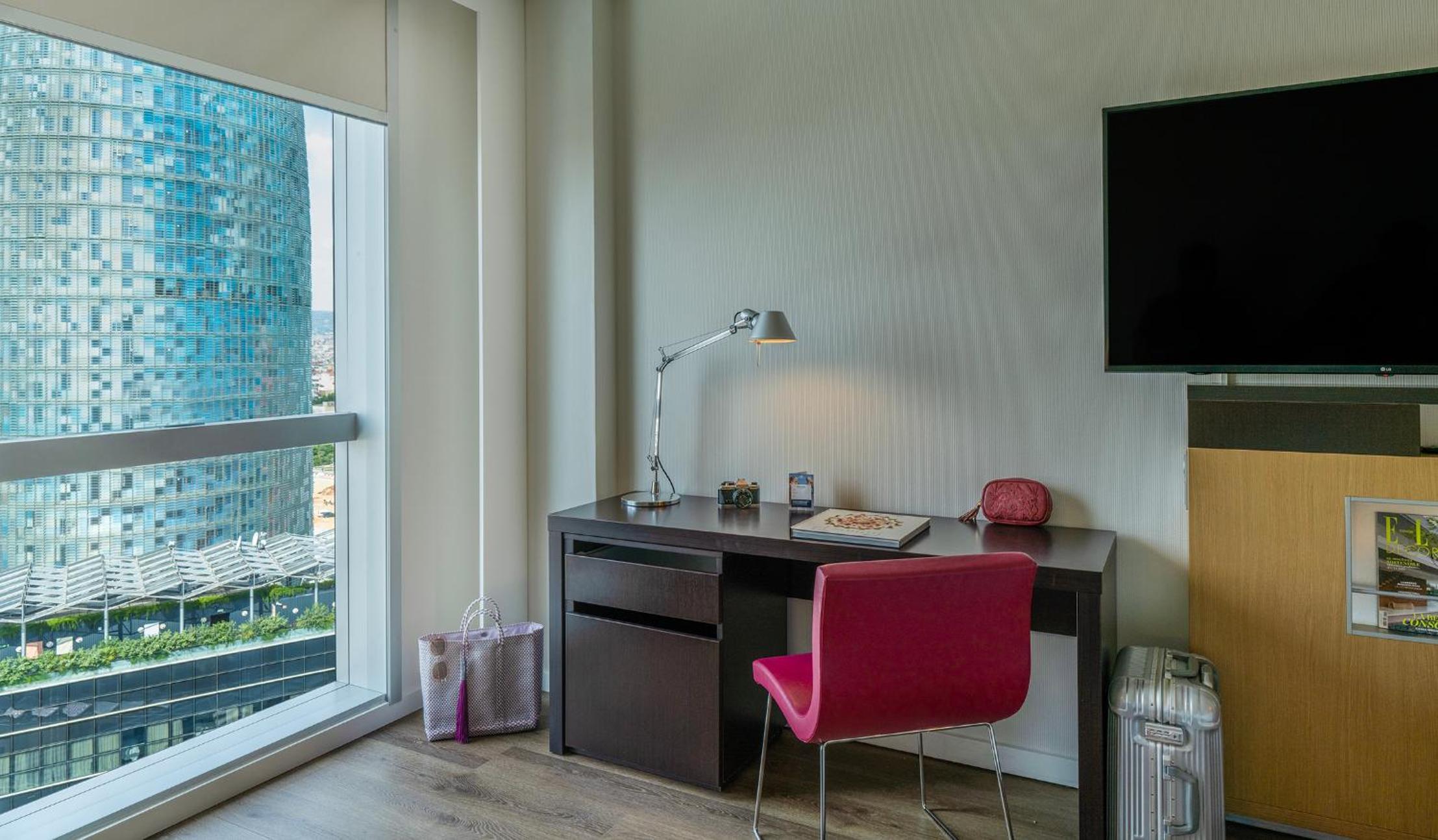 Family Room with City View