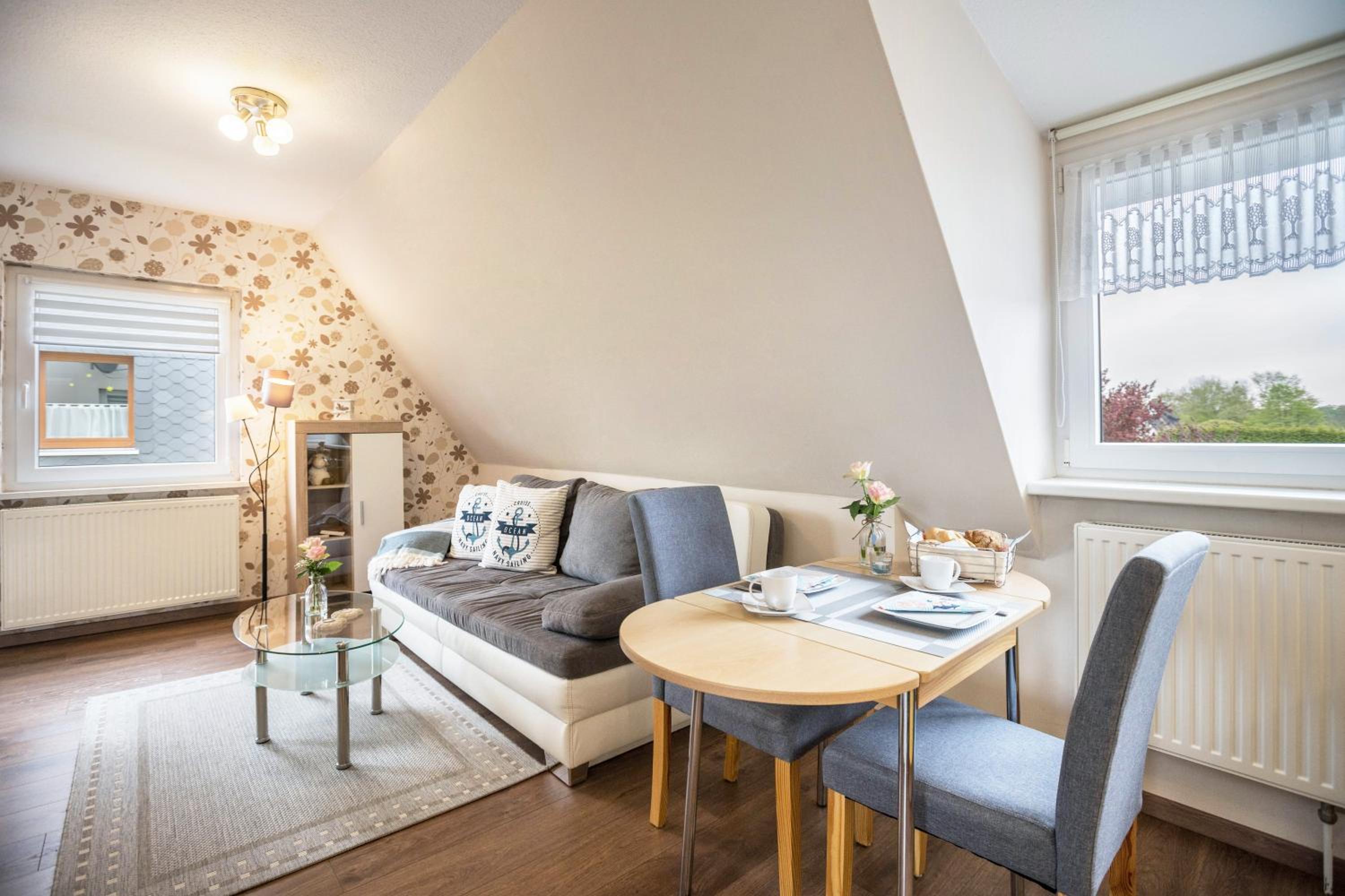 One-Bedroom Apartment with Garden View