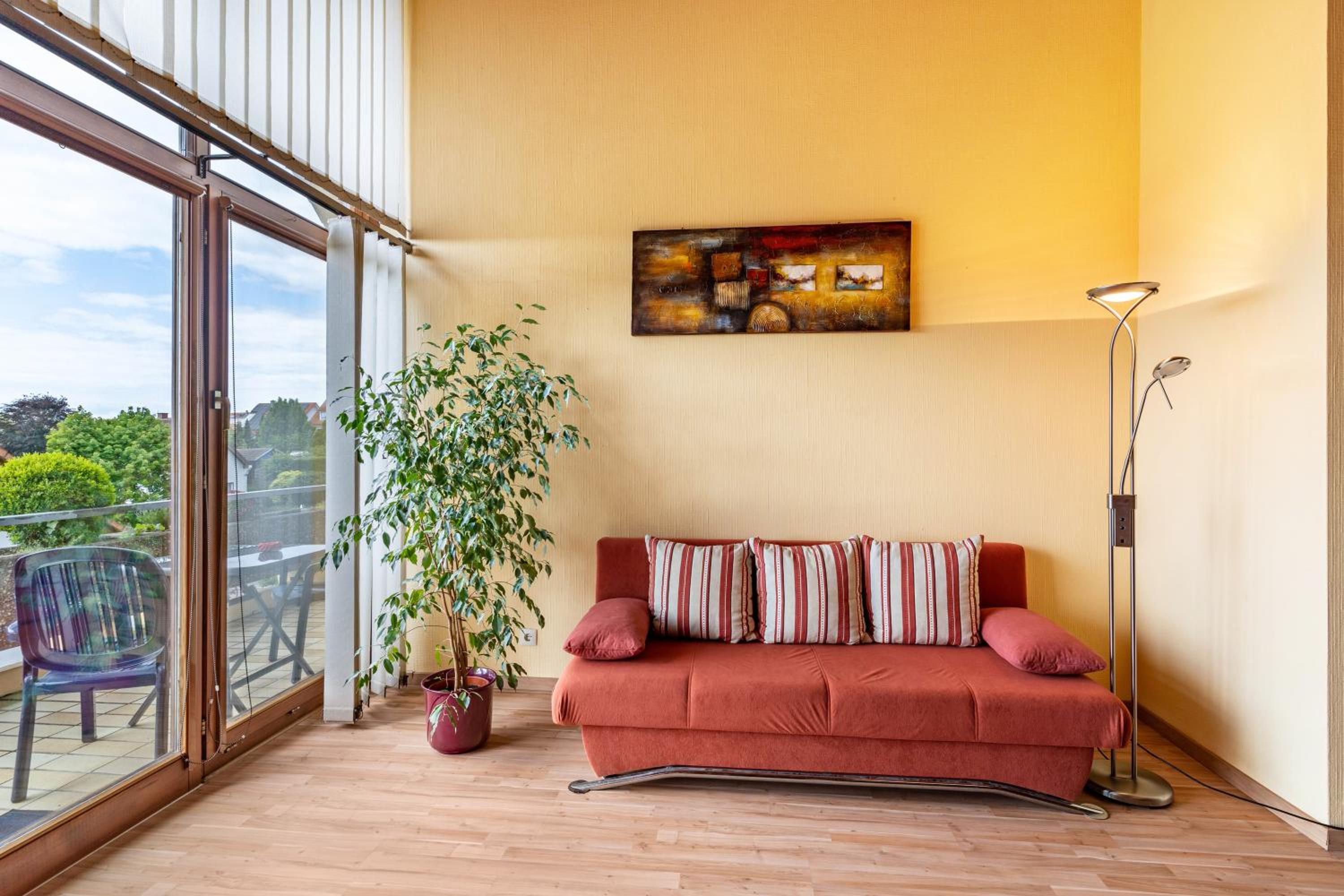 Two-Bedroom Deluxe Apartment with Garden View