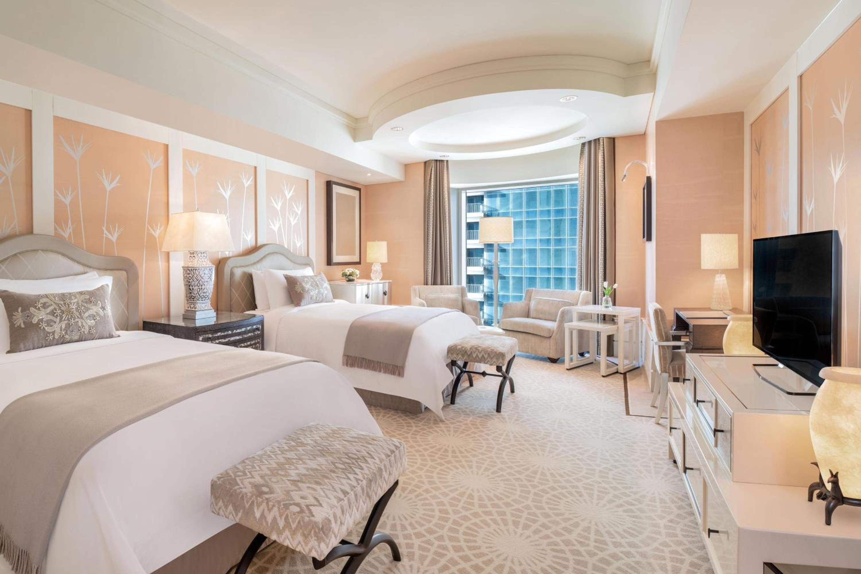 Deluxe Partial Nile View, Guest room, 2 Double