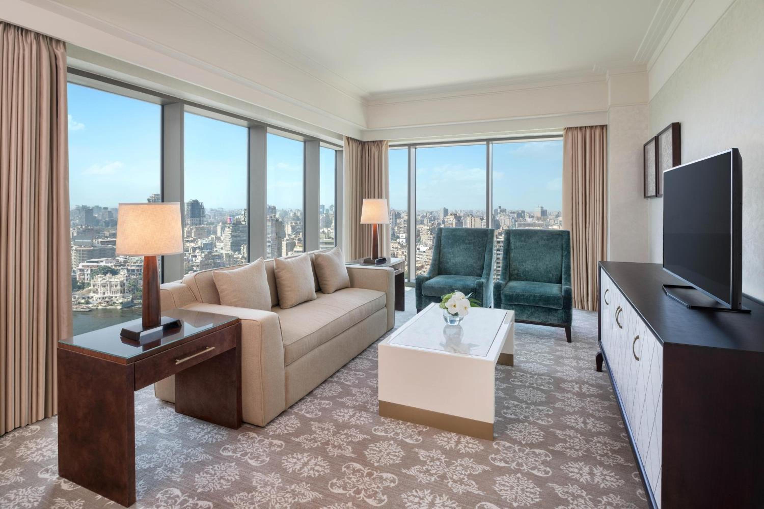 Two-Bedroom Sky Apartment with Nile View