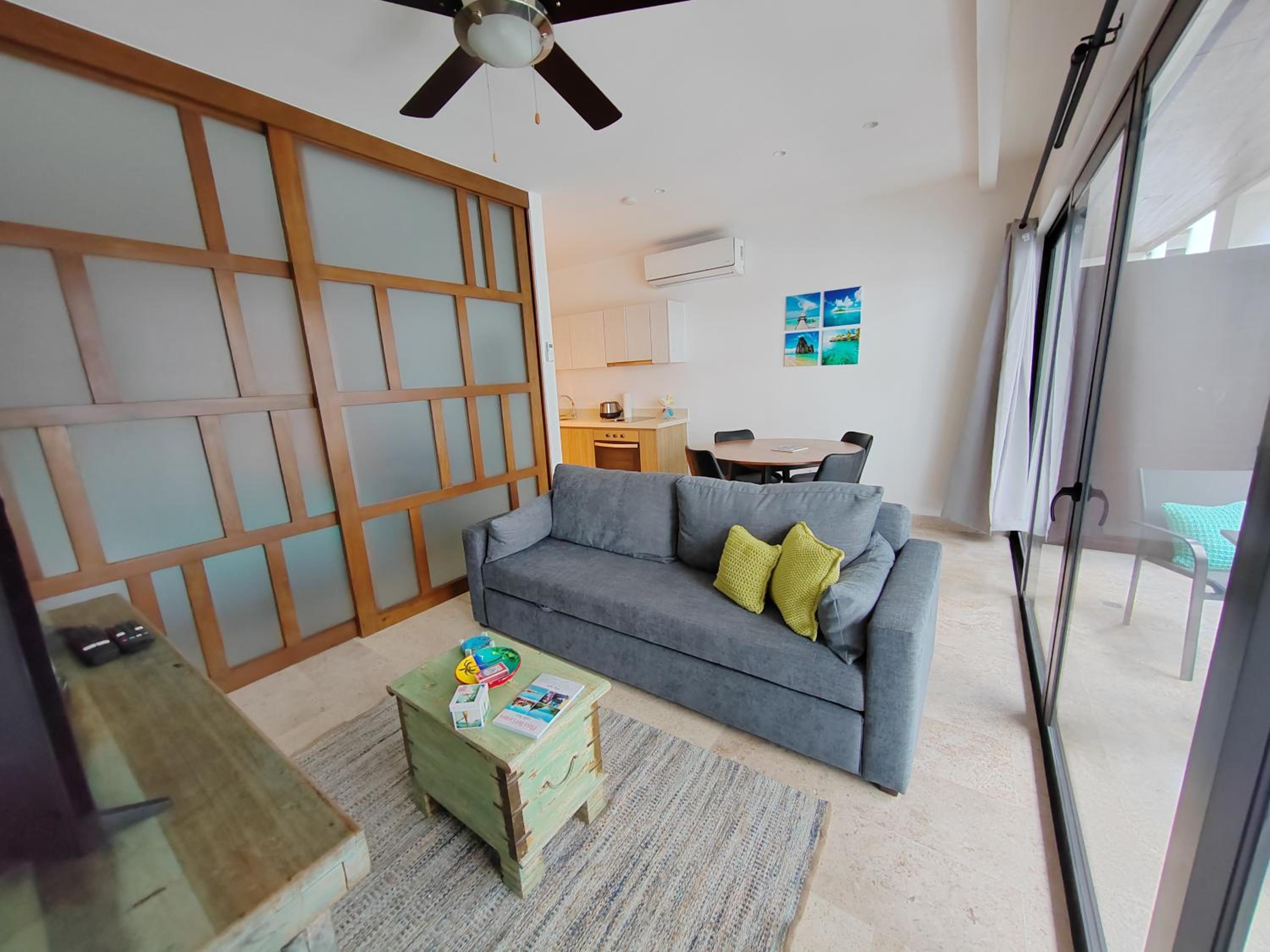 One-Bedroom Apartment with Garden View