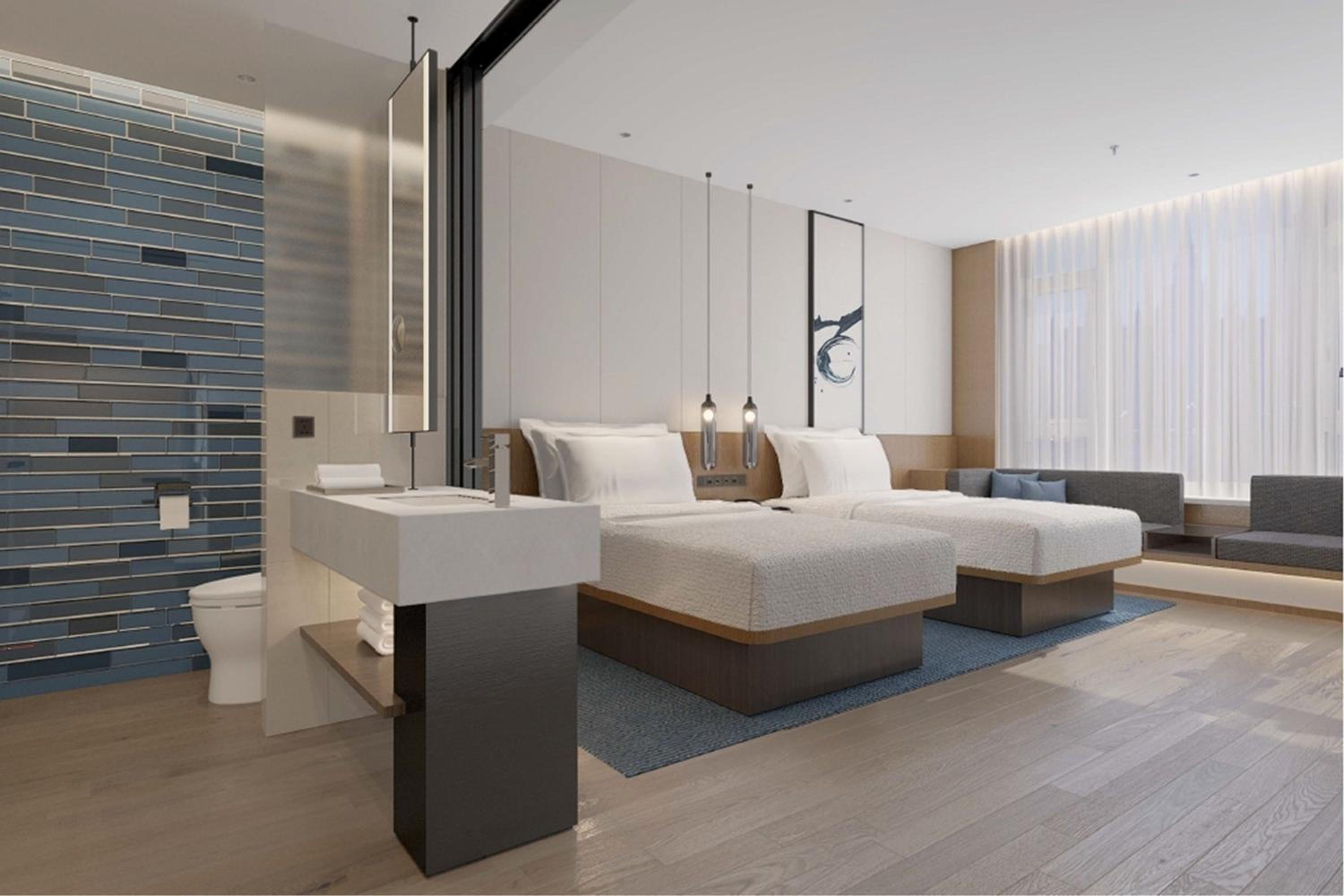 Premium Room with Two Double Beds - Photo 6