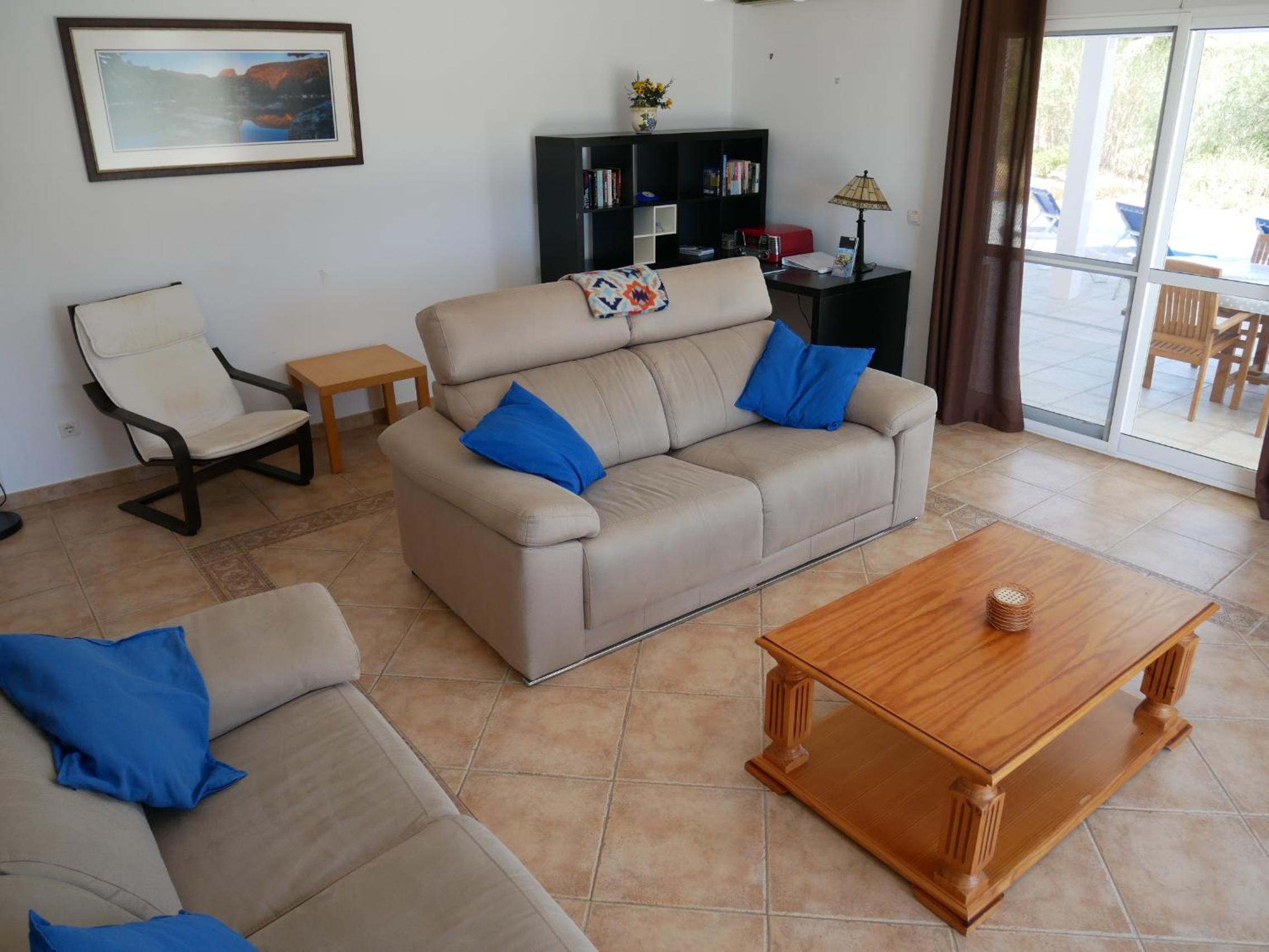 Villa con vistas al jardín