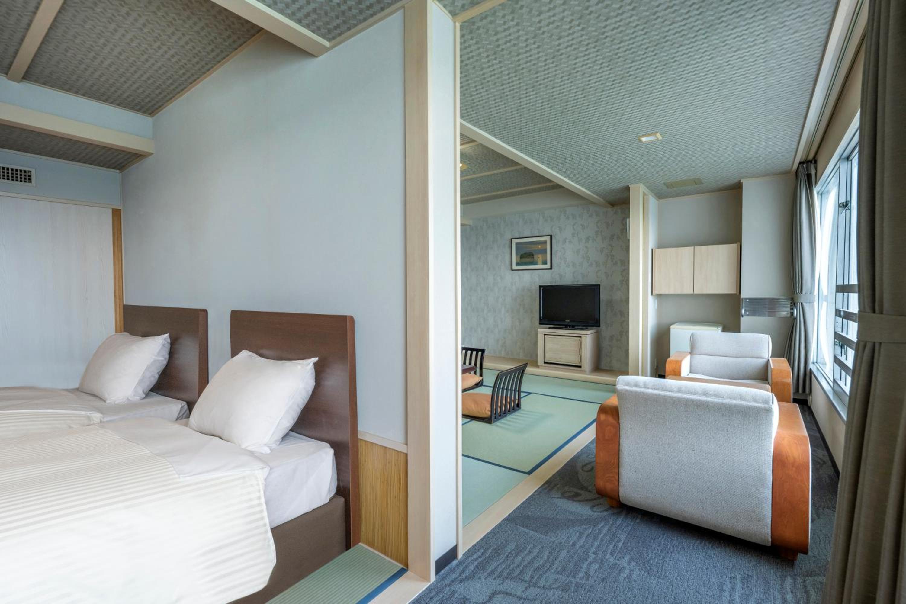 OCEAN Deluxe Japanese Western Room (10Tatami+TW) - Non-Smoking