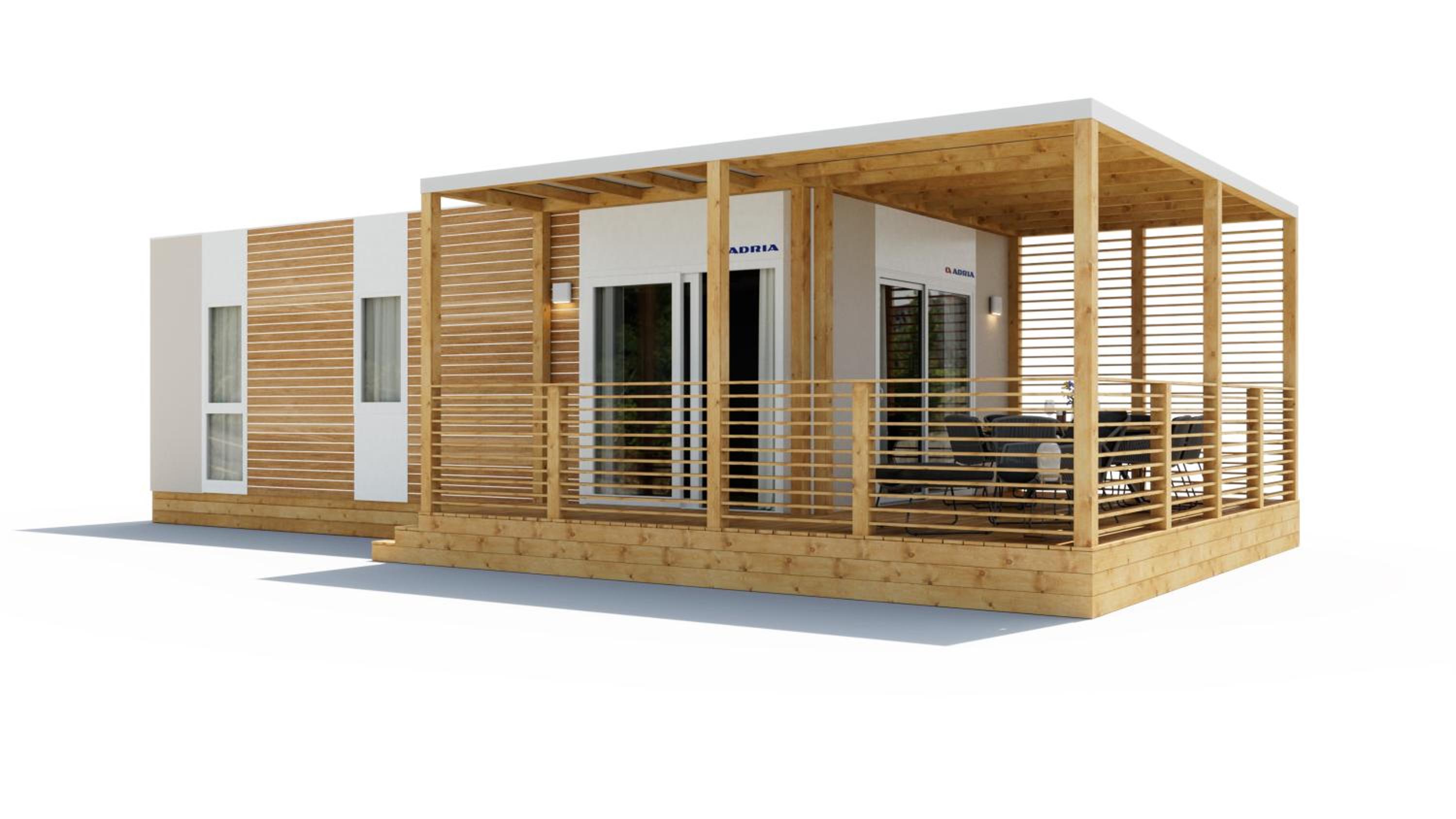 Deluxe Family Two-Bedroom Mobile Home with Terrace photo 3