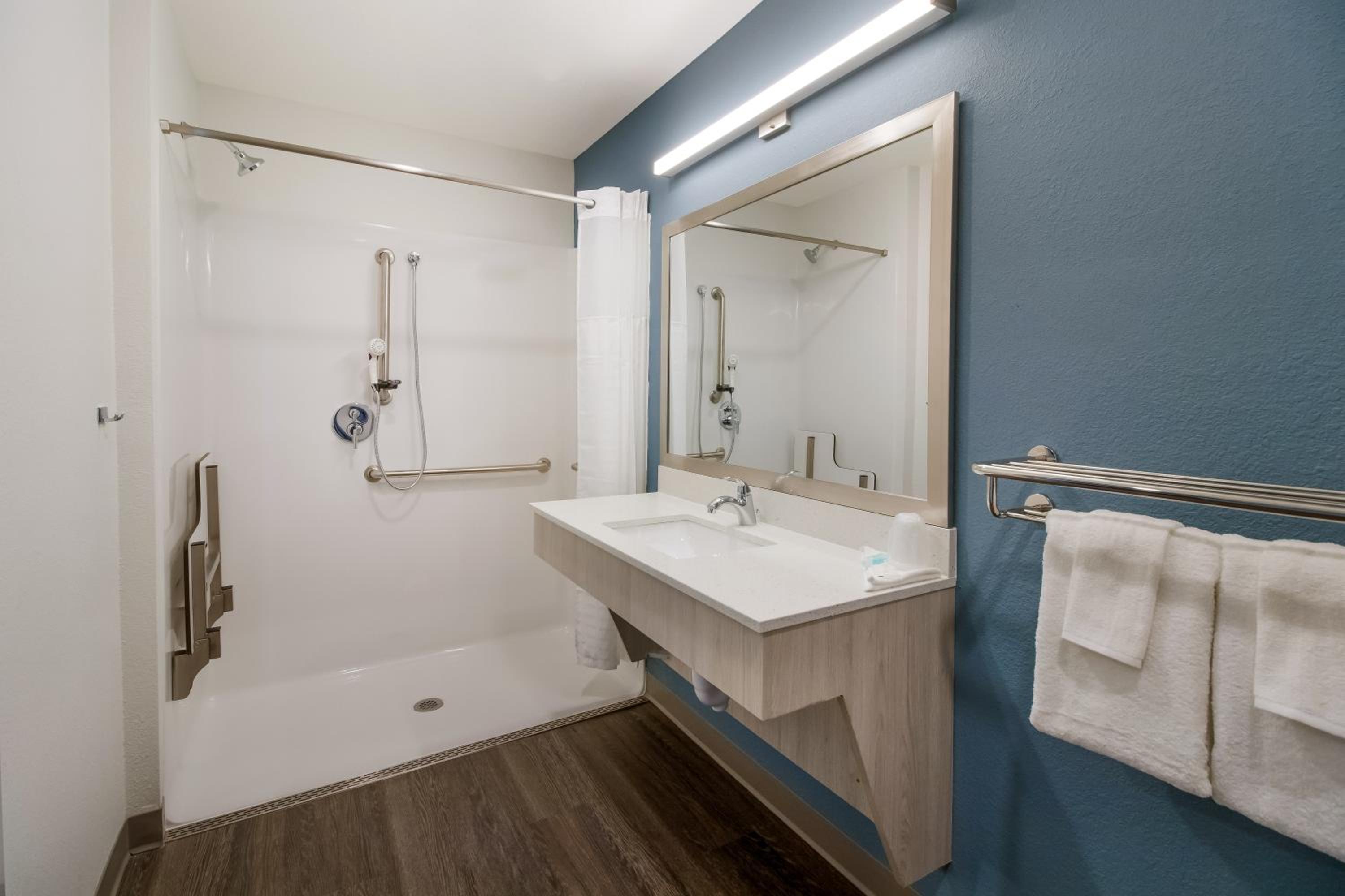 QUEEN SUITE ACCESSIBLE ROLL IN SHOWER - Photo 7