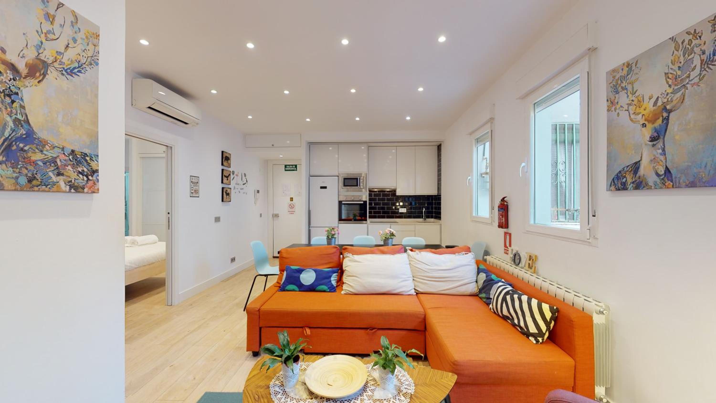 Apartamento de dos habitaciones