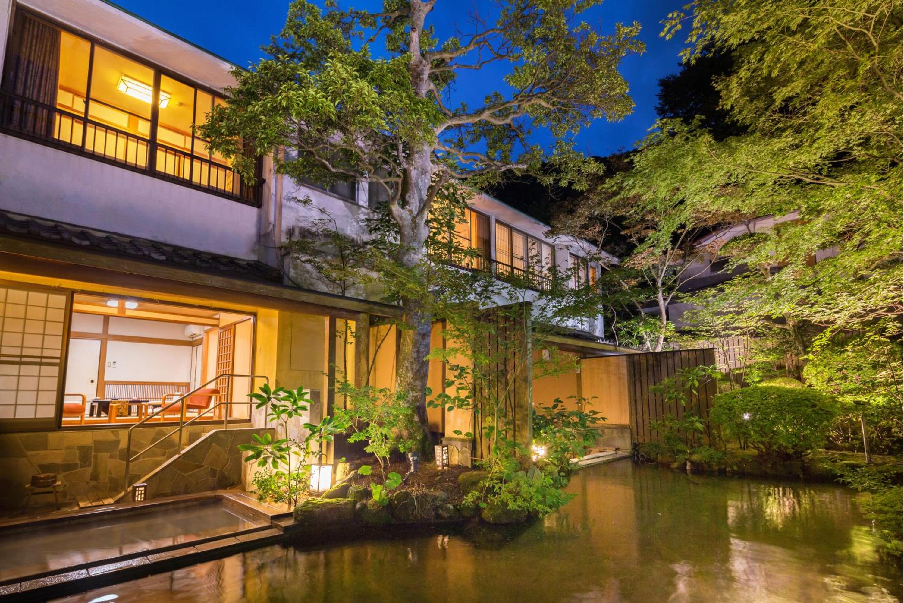 Japanese-Style Room with Open-Air Hot Spring Bath, Garden View photo 3