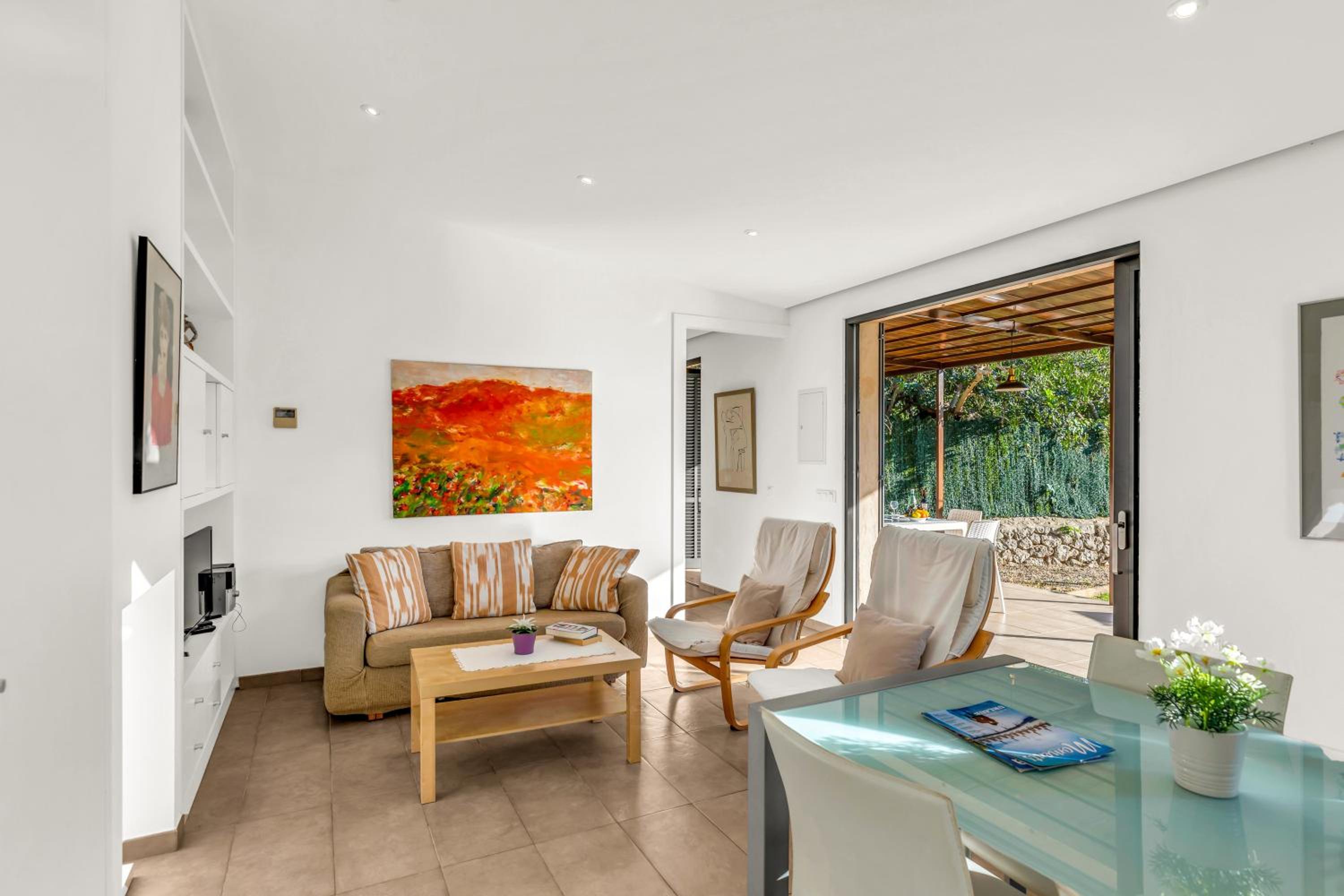 Villa con vistas al jardín