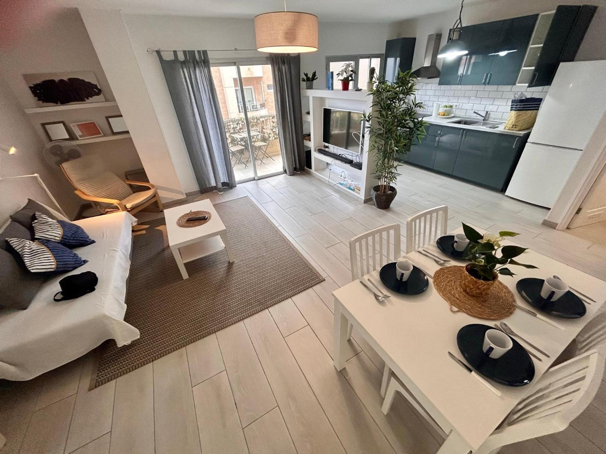 Apartamento de dos habitaciones