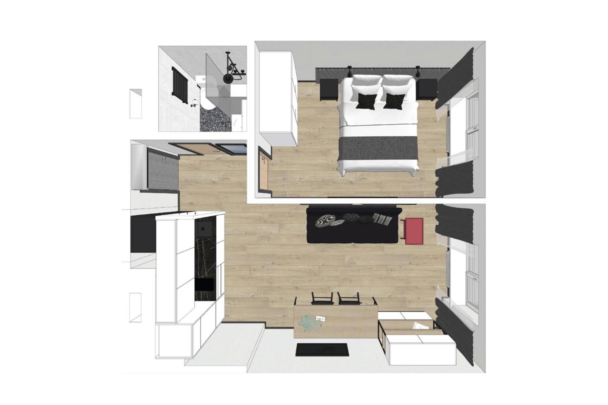 One-Bedroom Apartment photo 3