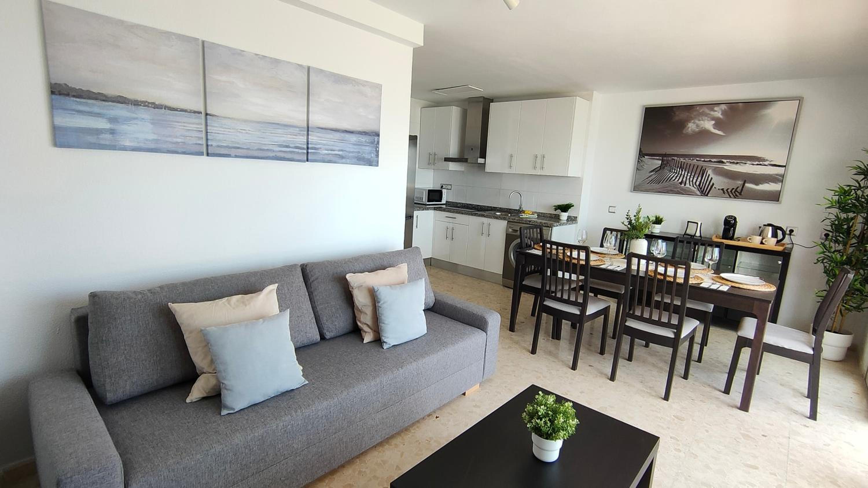 Apartamento con vista al mar