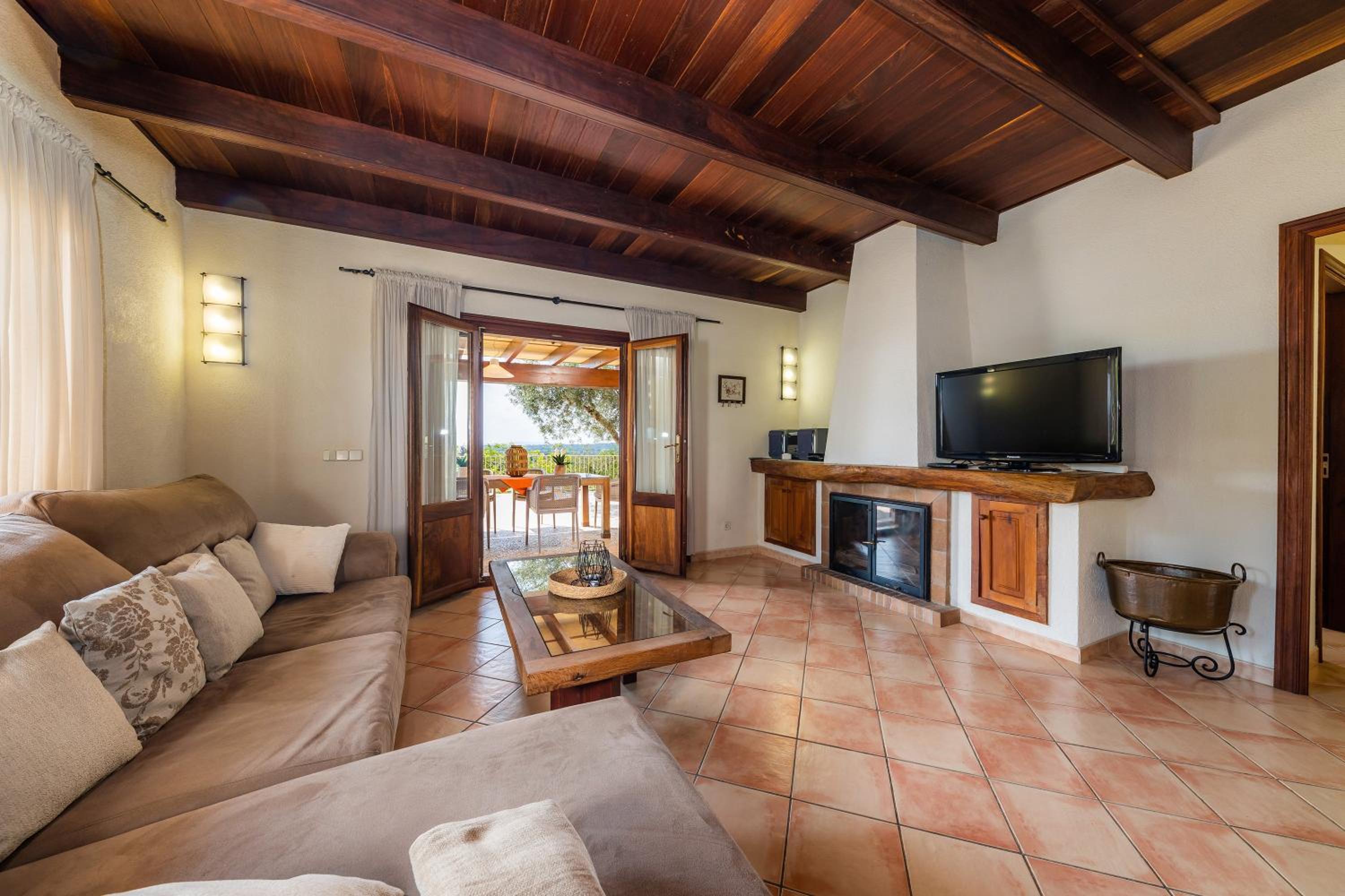 Villa con vistas al jardín