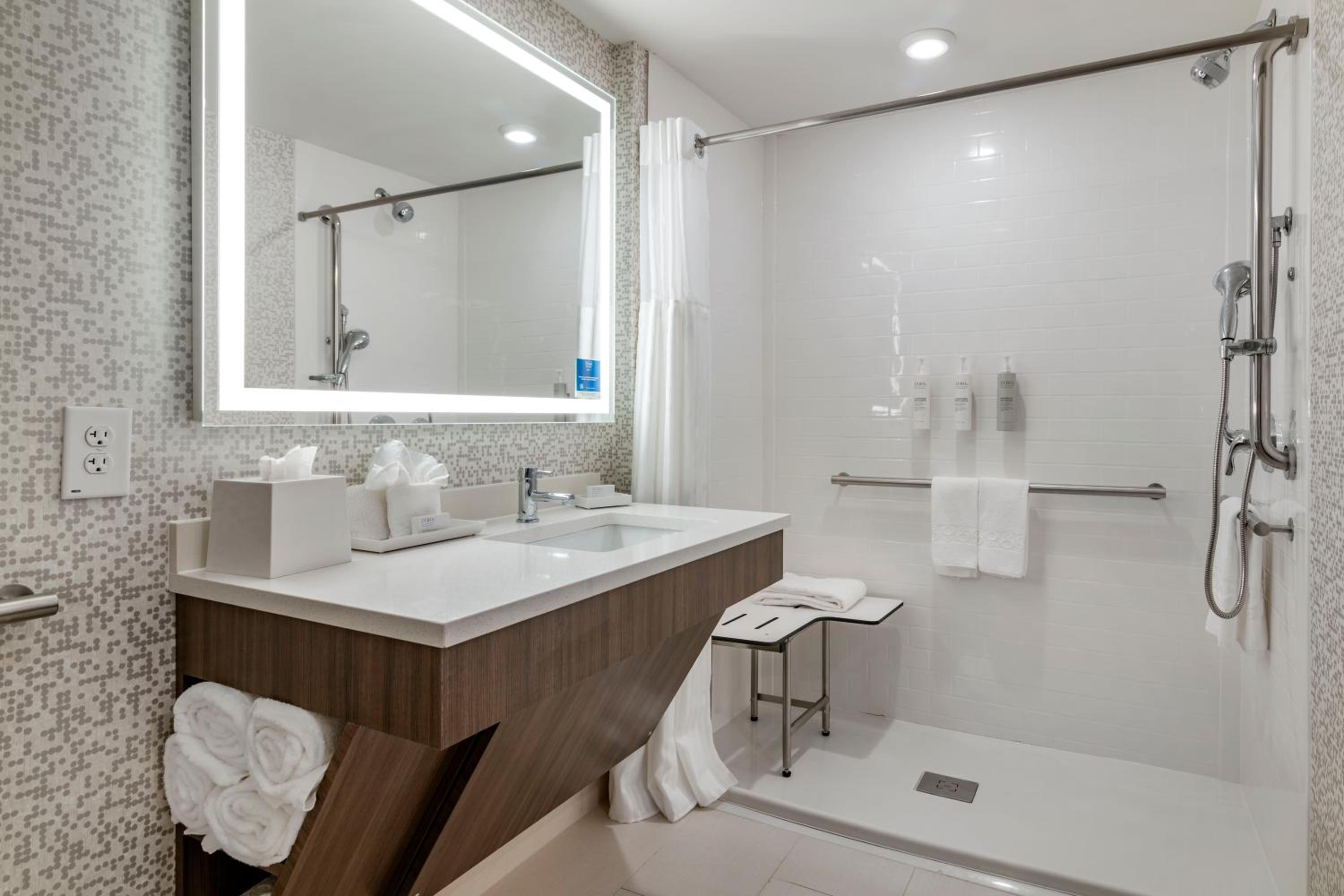 King Suite with Roll-In Shower - Mobility/Hearing Access