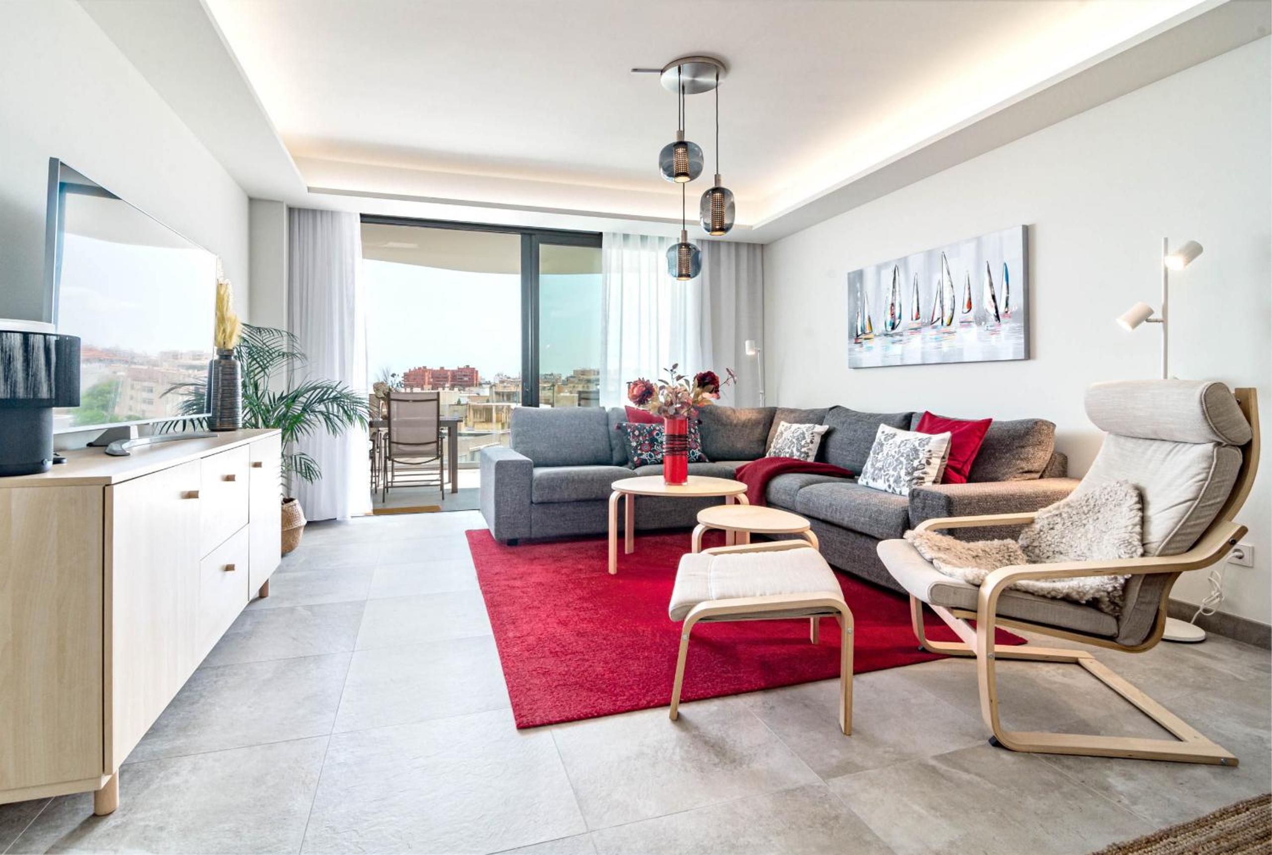 Apartamento con vista al mar