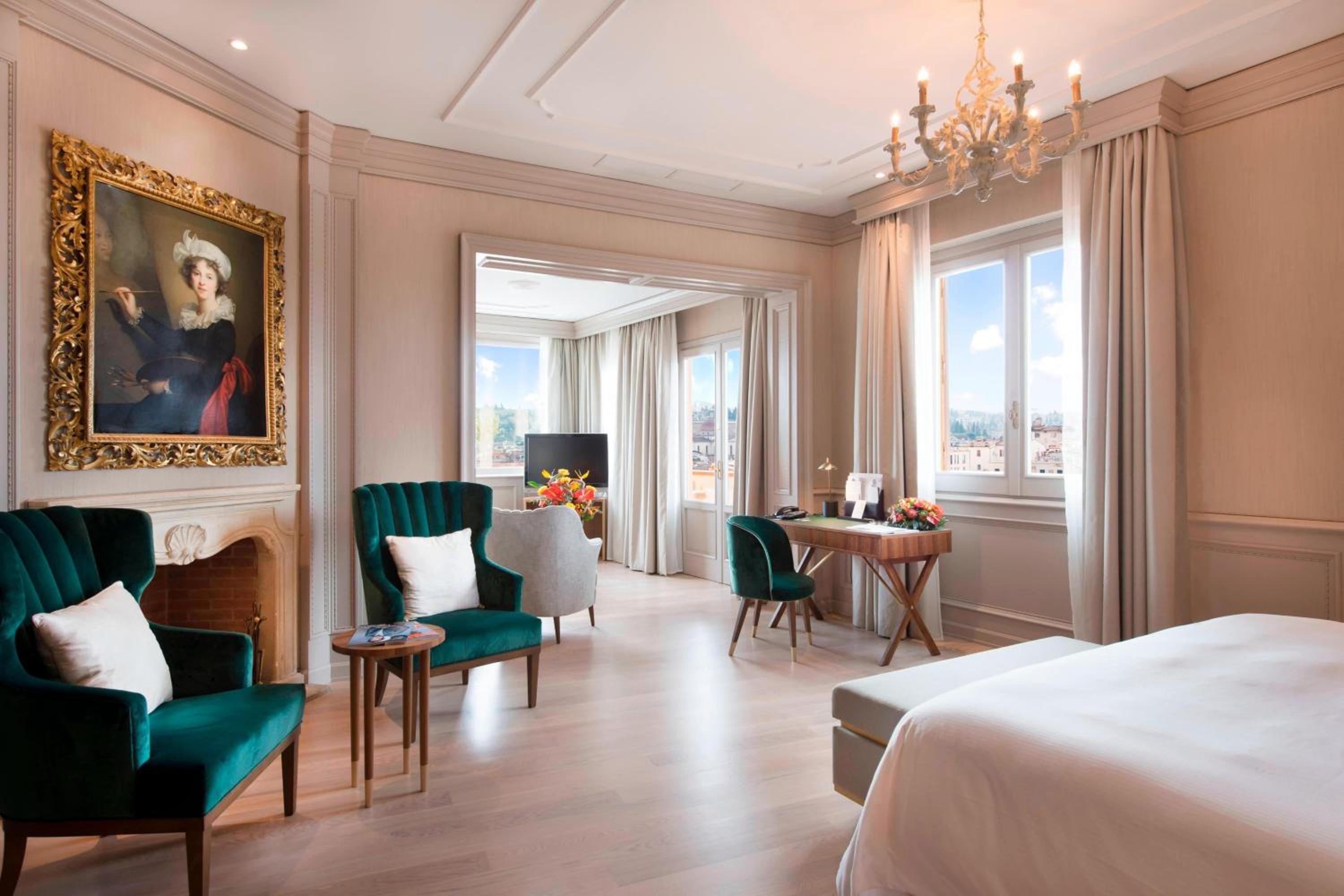 Belvedere Suite, 1 Bedroom Suite, 1 King, Arno River View