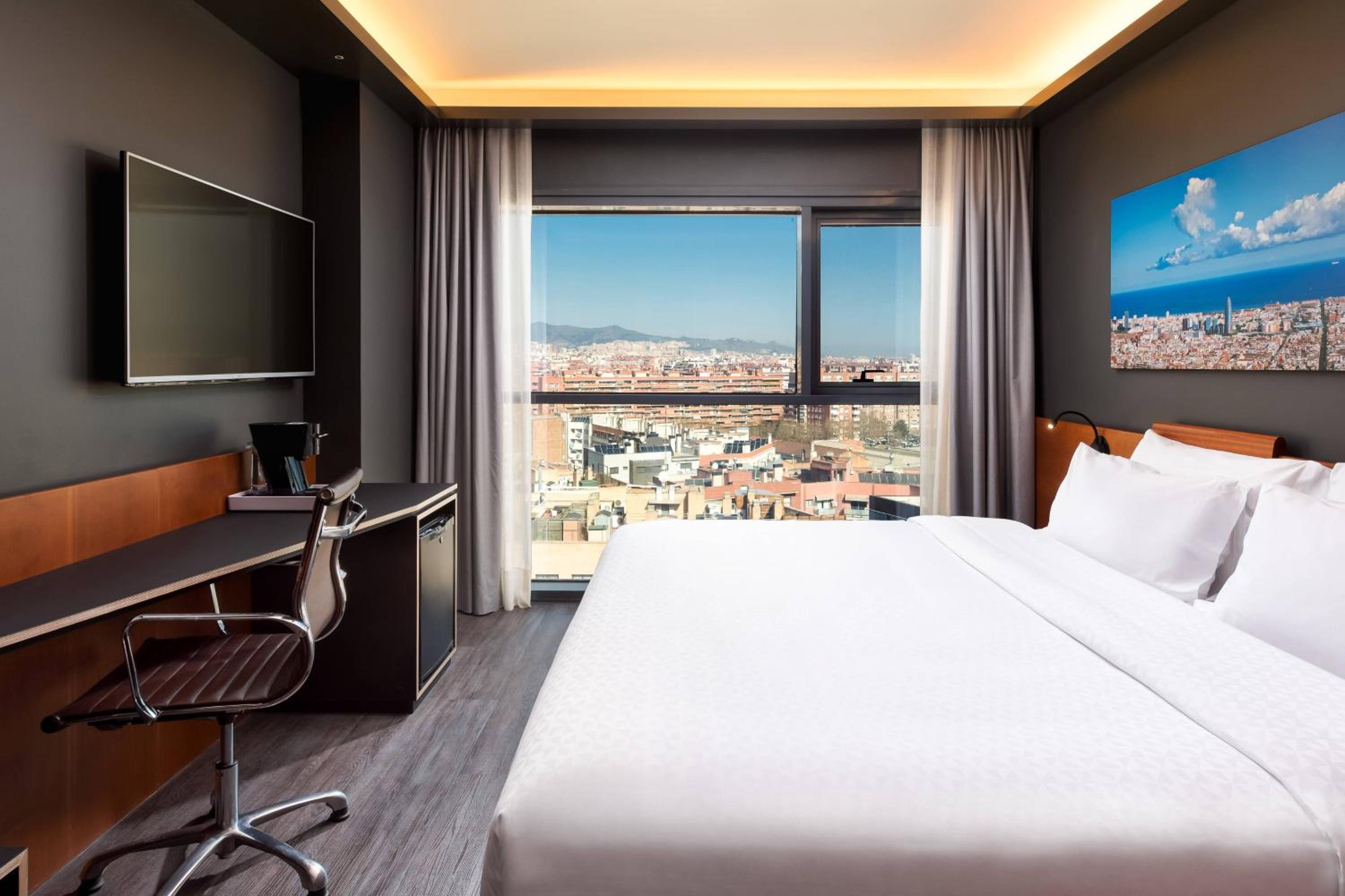 Habitación Premium King con vista a la ciudad.