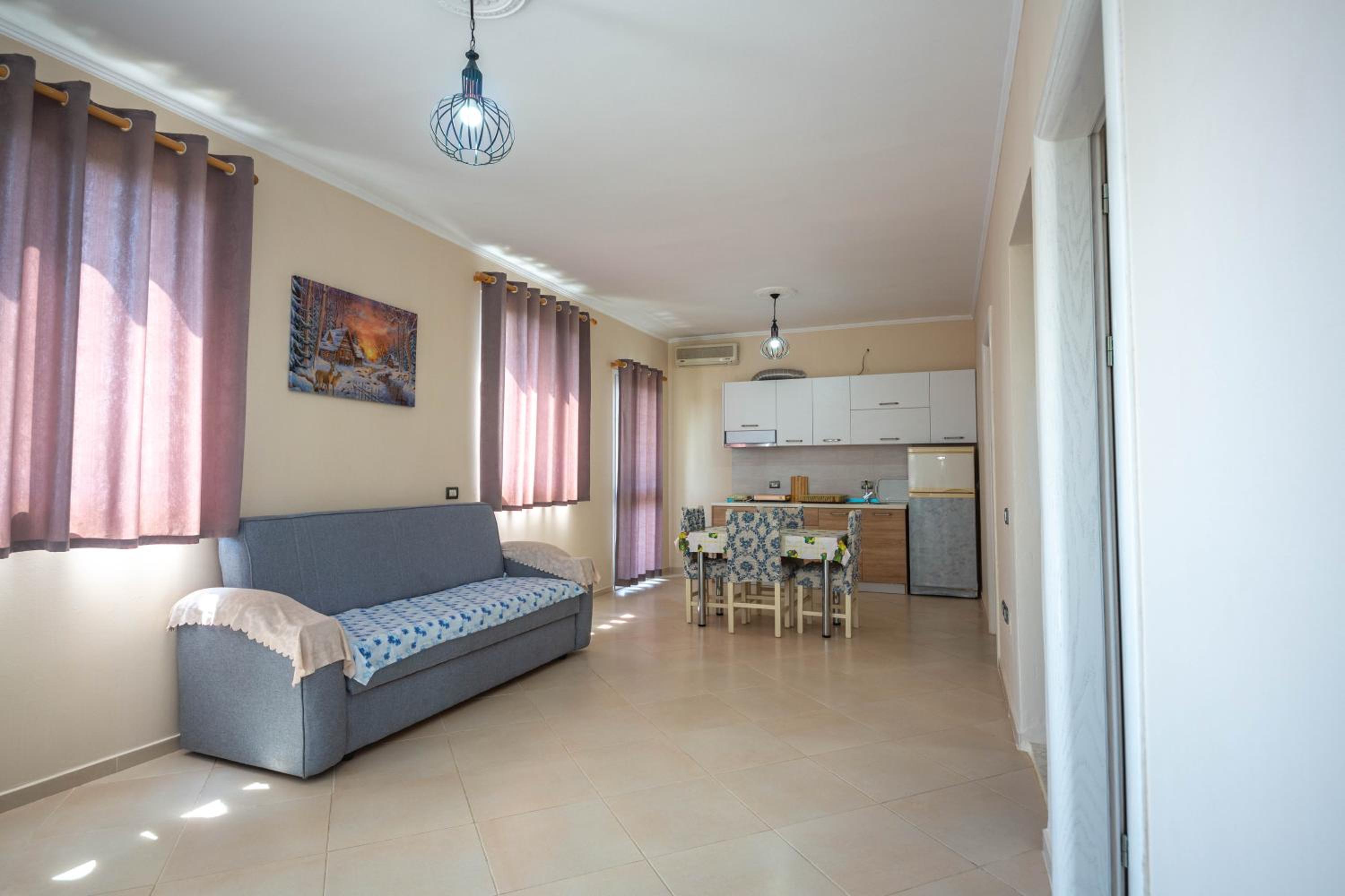Two-Bedroom Apartment with Balcony and Sea View