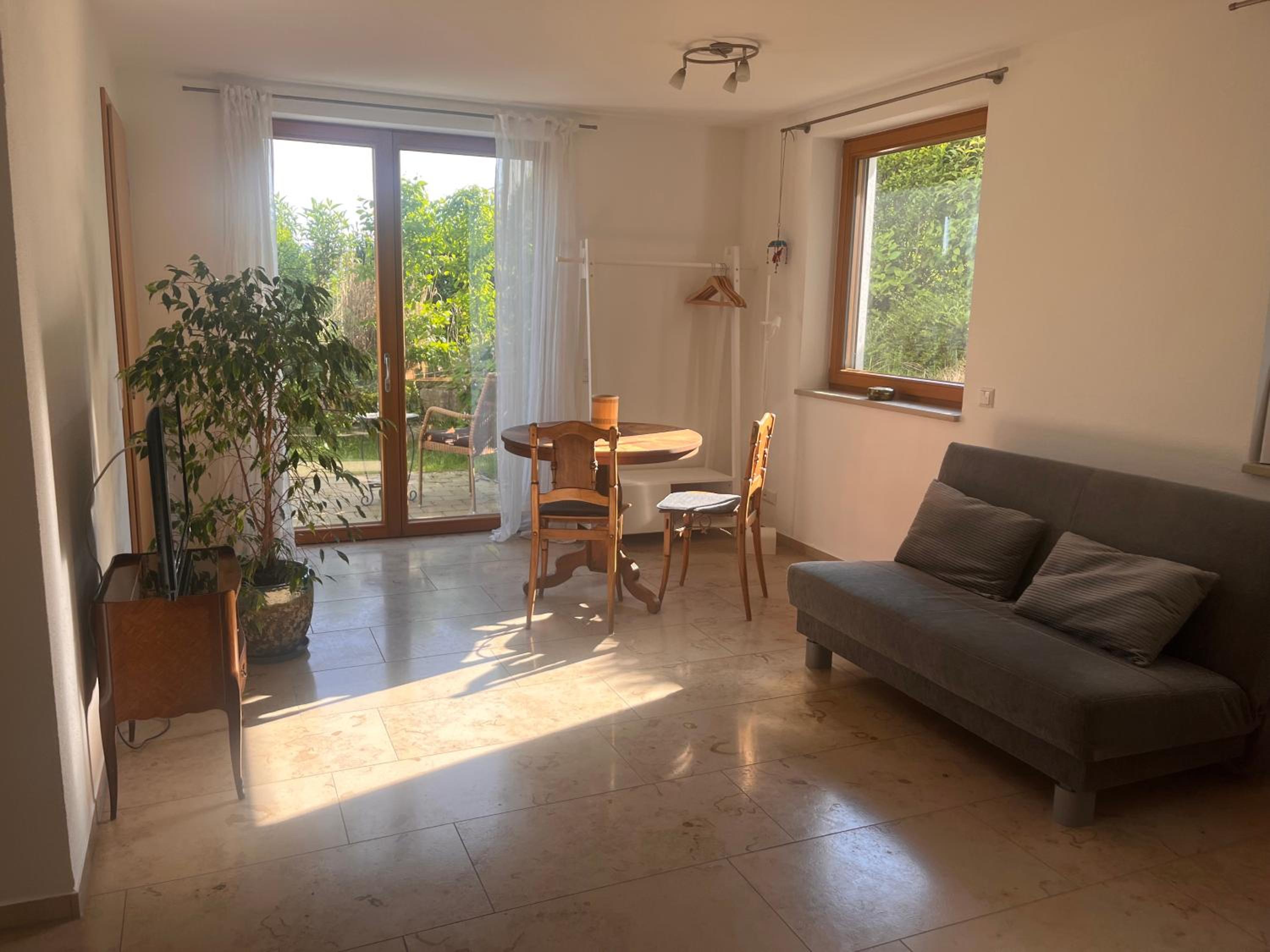 One-Bedroom Apartment with Garden View