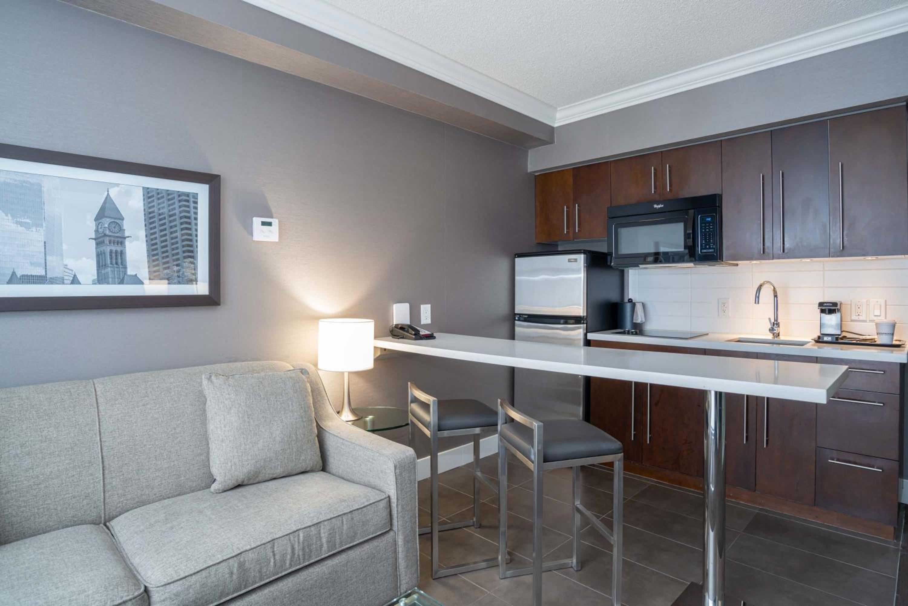Standard Suite 1 Queen Bed, Sofa Bed, Kitchen