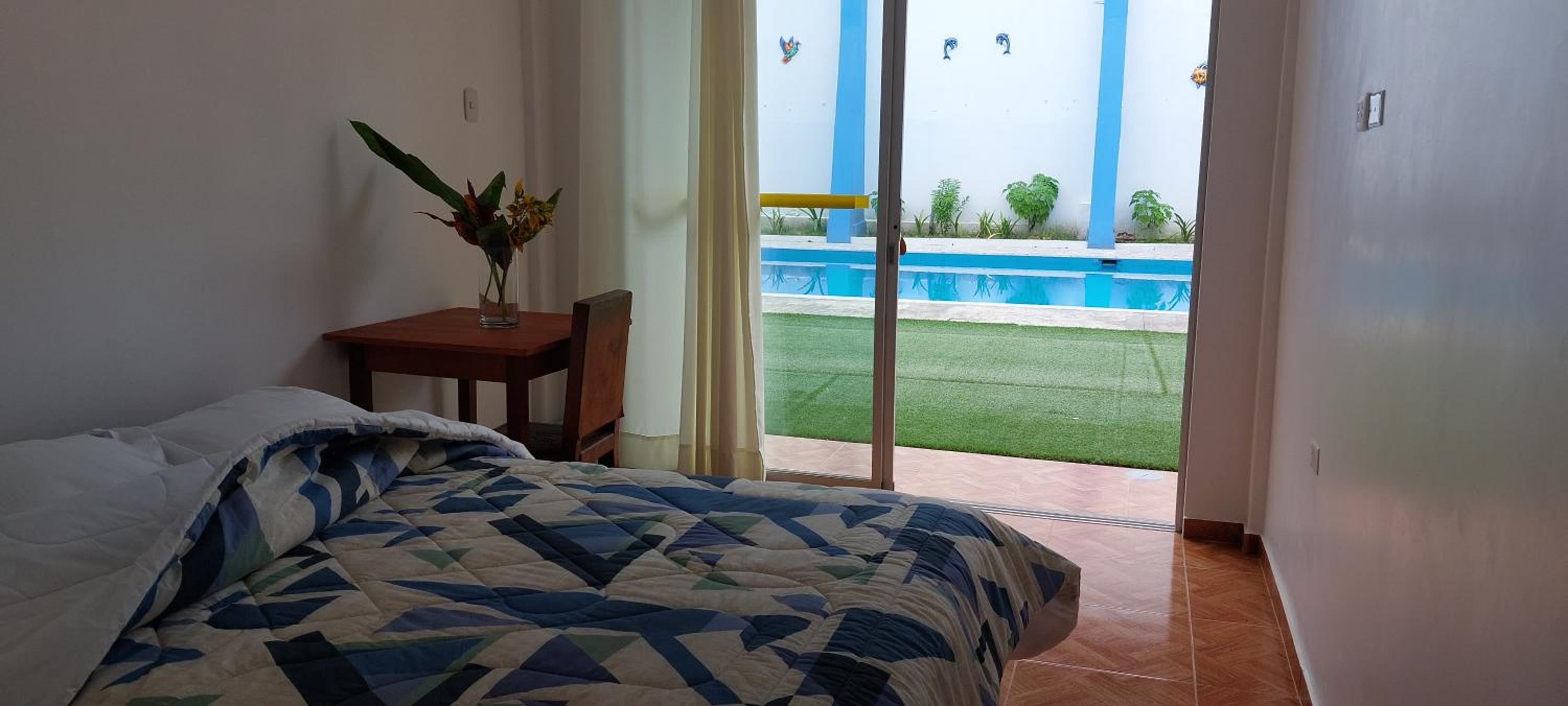 Double or Twin Room with Pool View