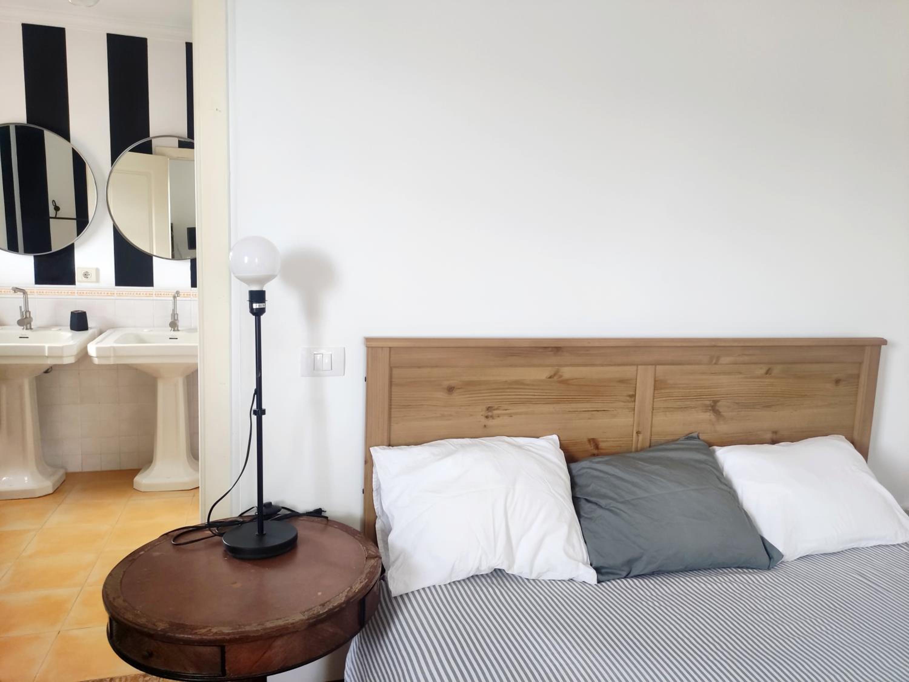 Apartamento con vista al jardín