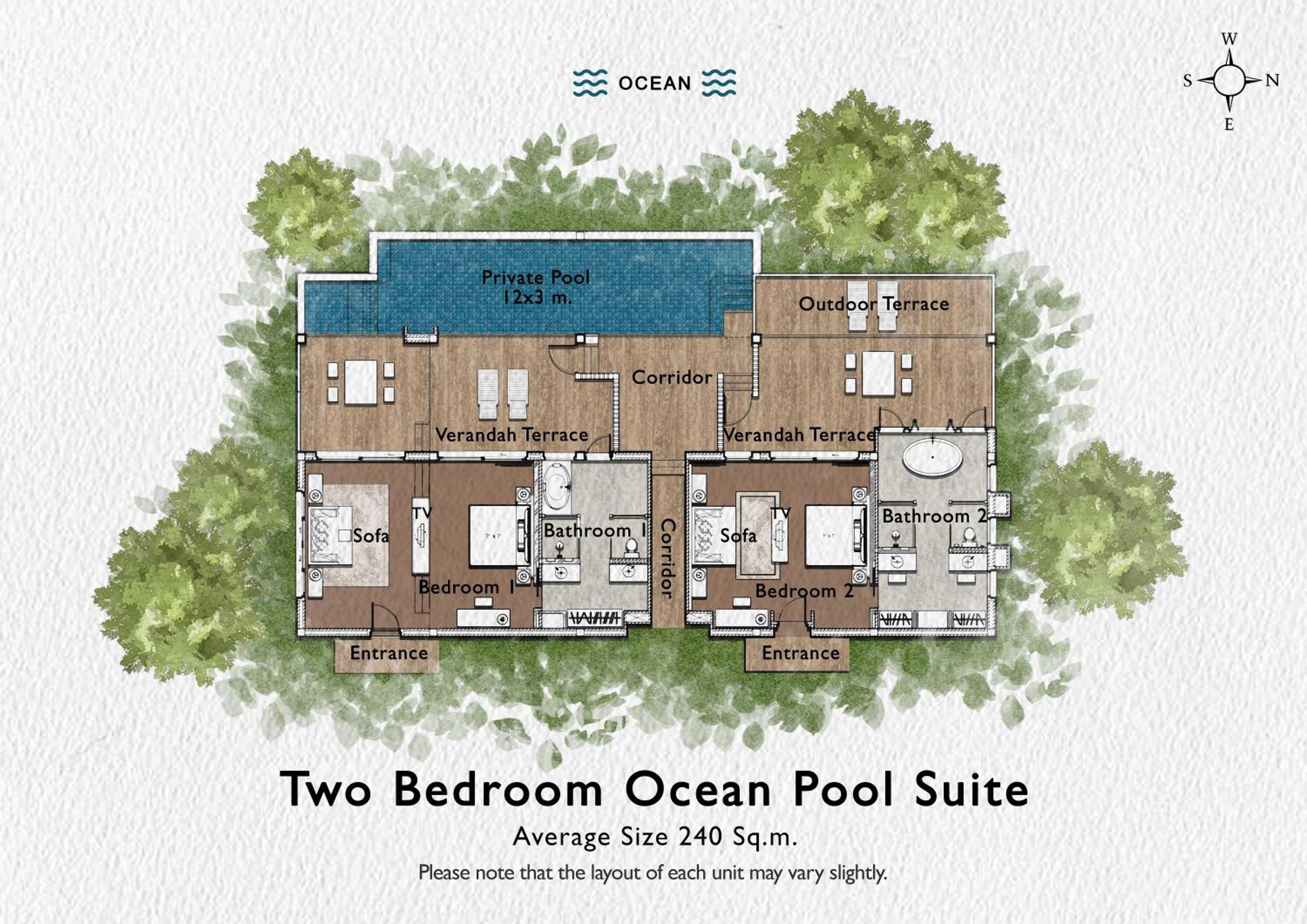 Two Bedroom Ocean Pool Suite - Photo 3