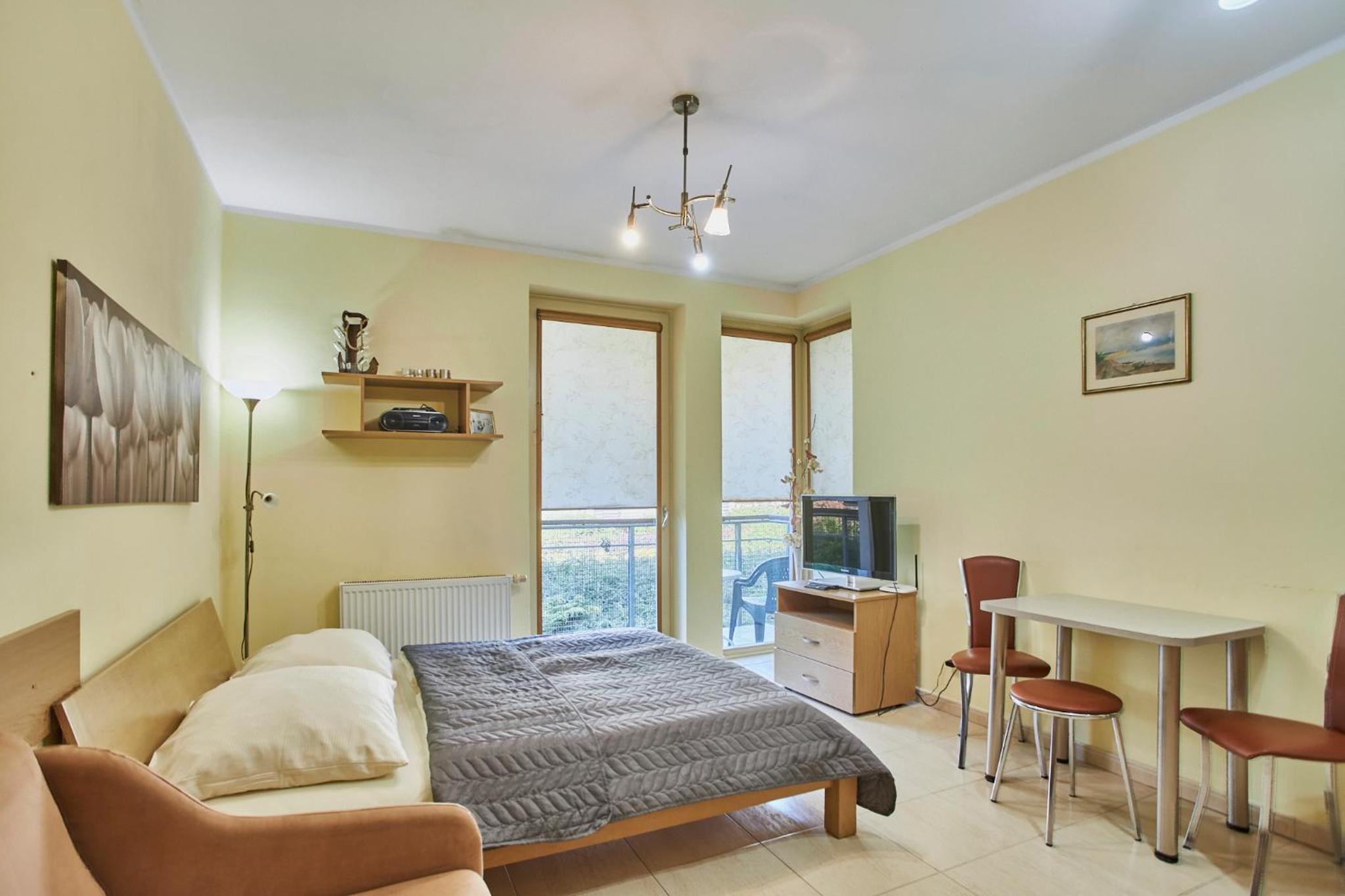 Studio with Balcony