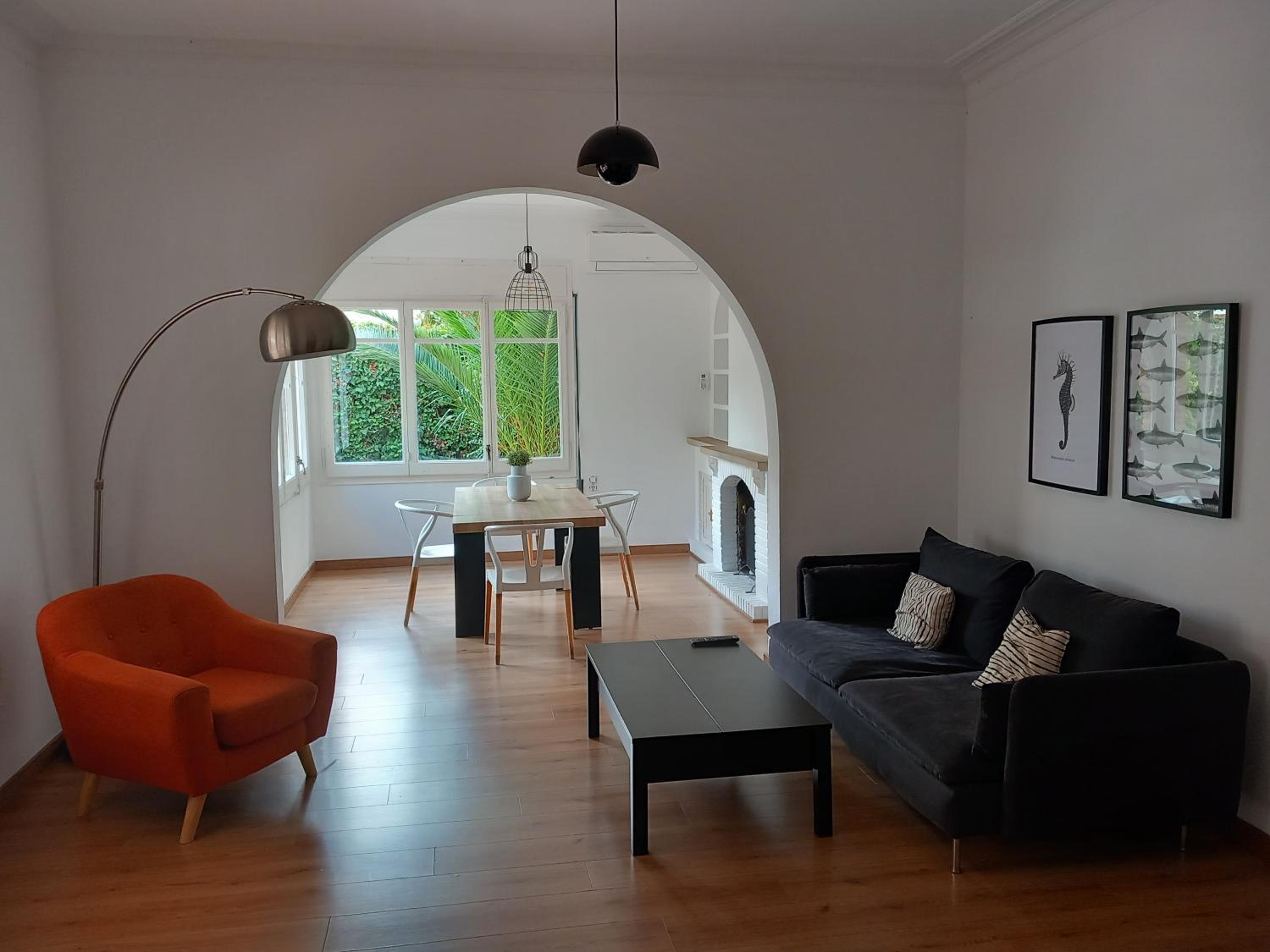 Villa con vistas al jardín