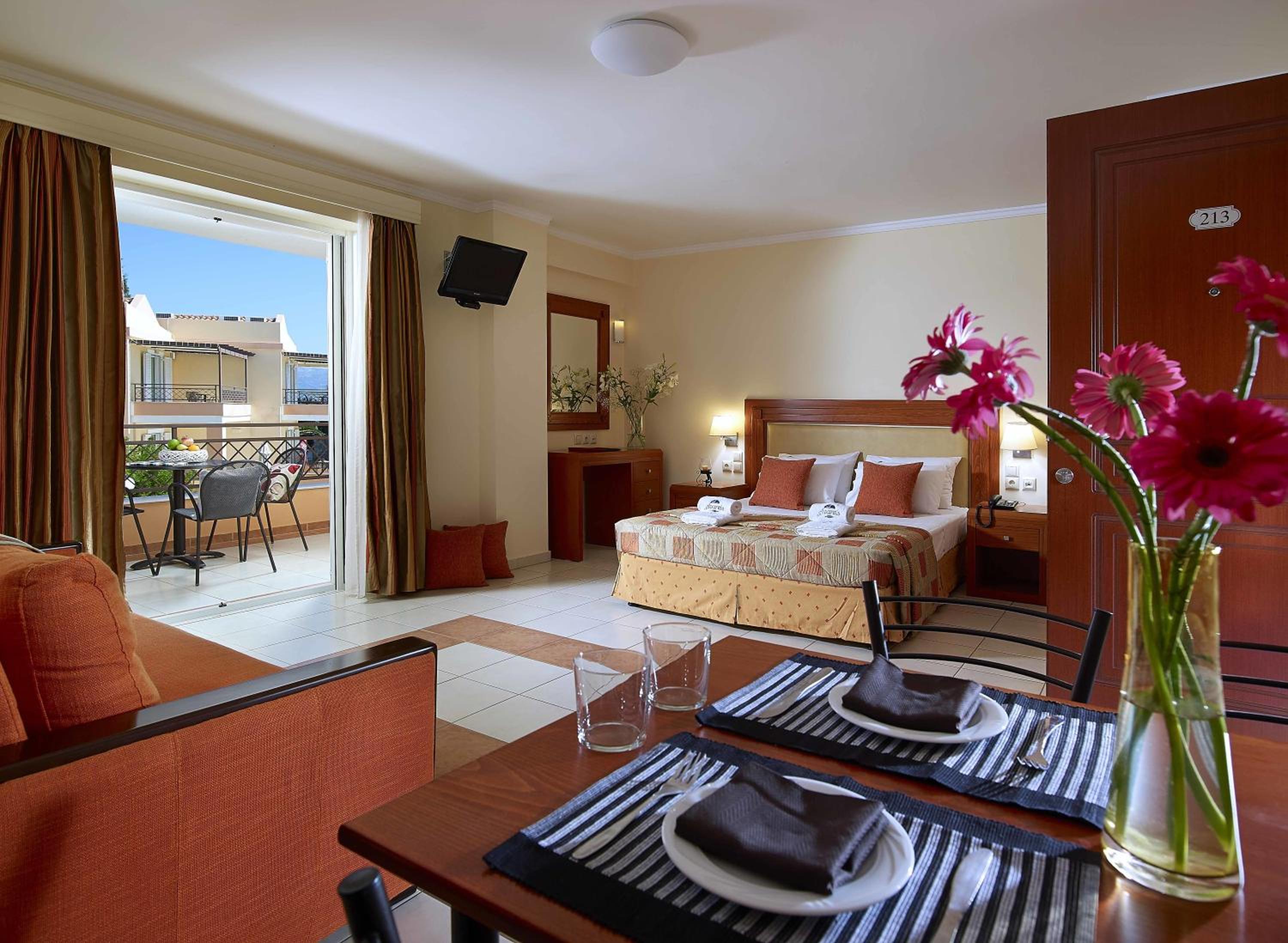 Studio with Side Sea View
