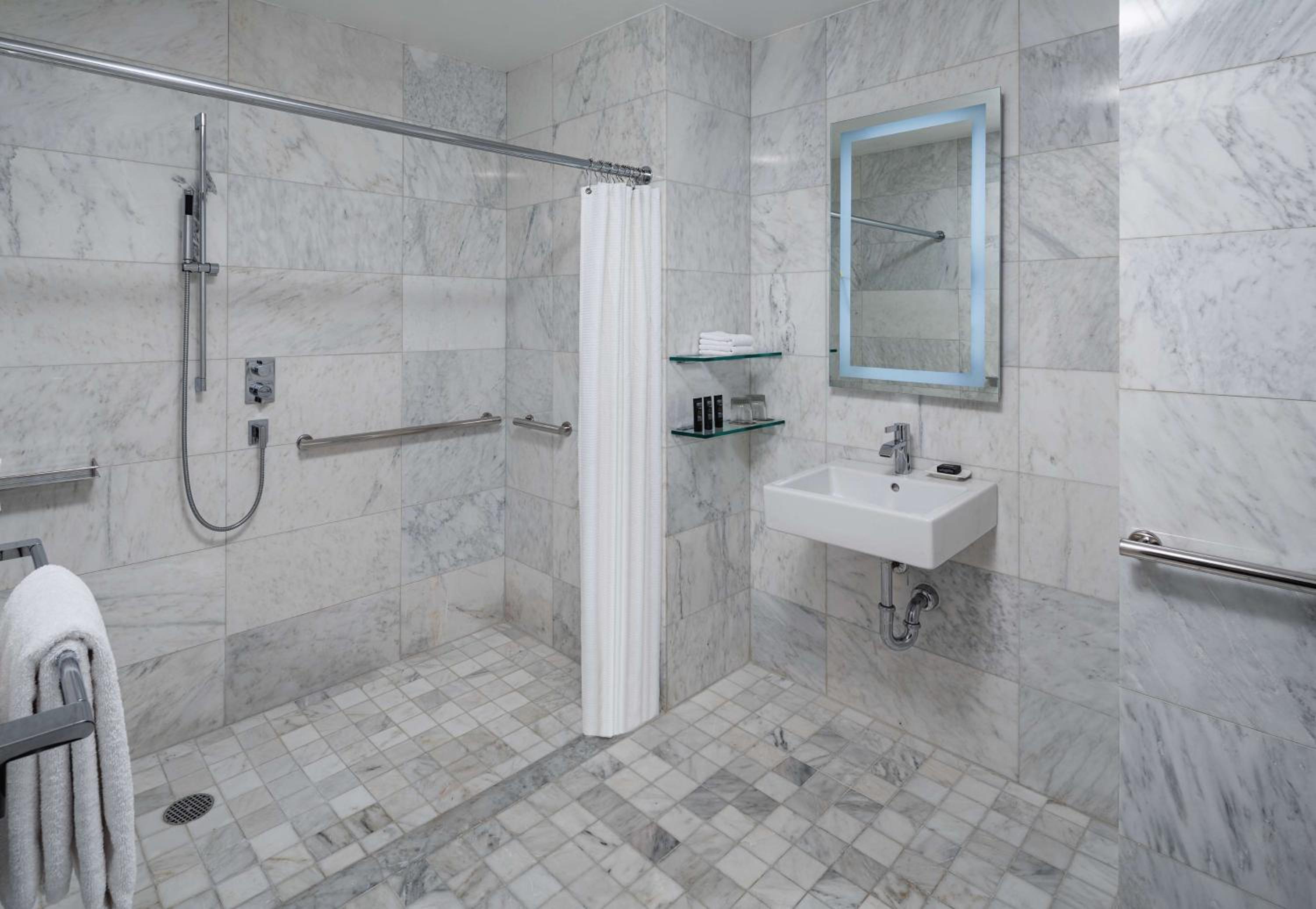 One-Bedroom King Suite With Roll-In Shower