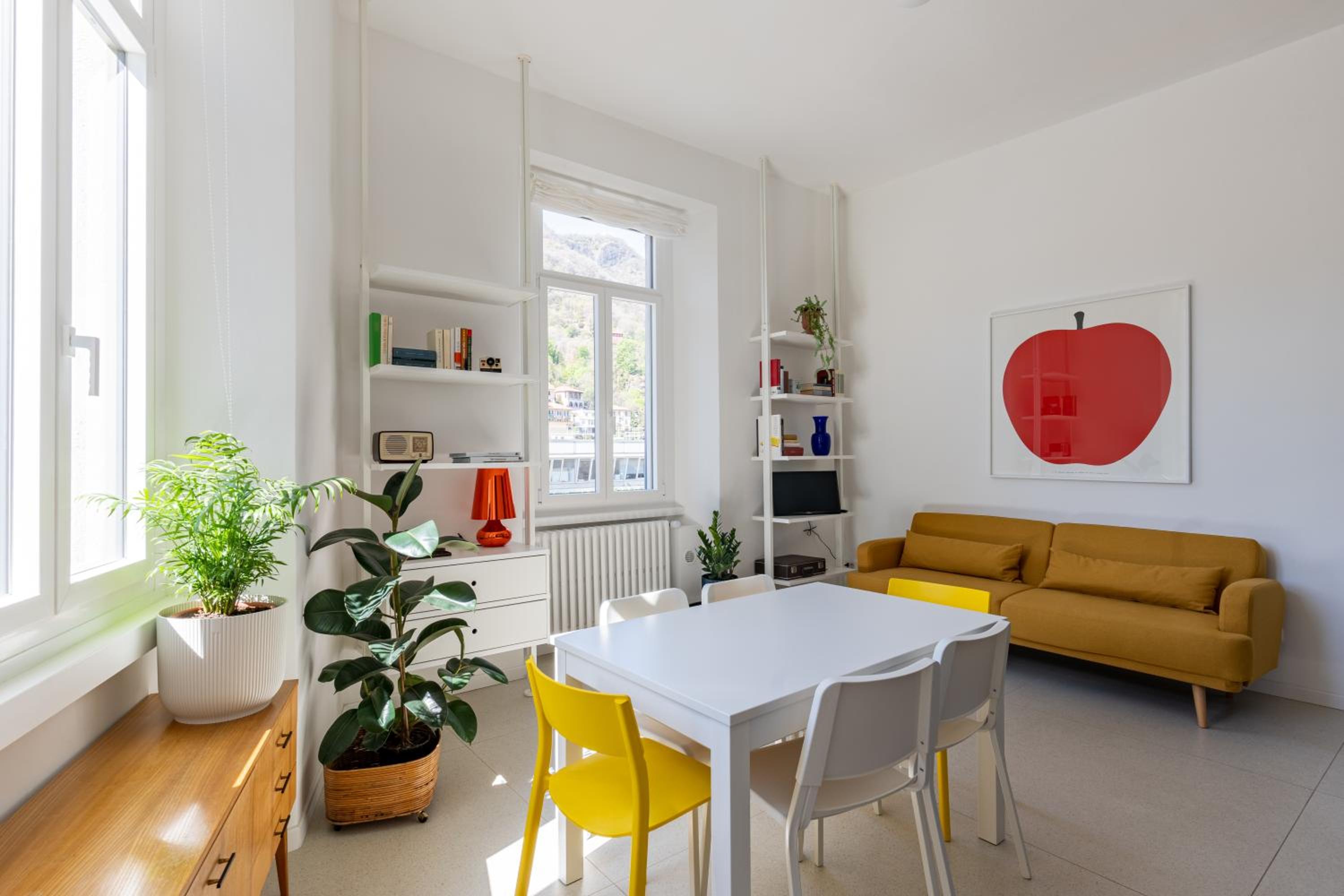 Deluxe Two-Bedroom Apartment with Garden View