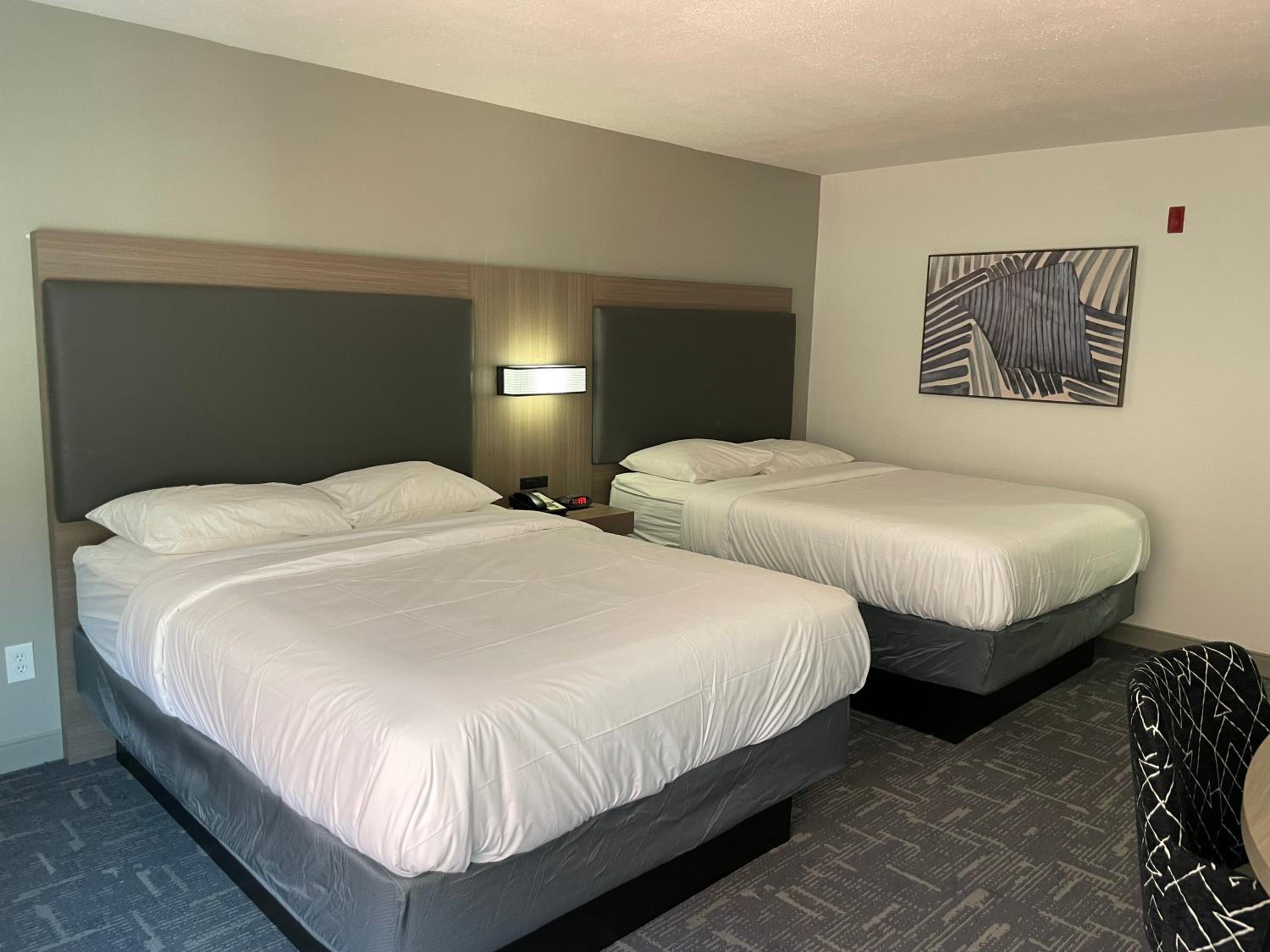 Double Room with Two Double Beds and Bath Tub - Disability Access/Non-Smoking - Photo 1
