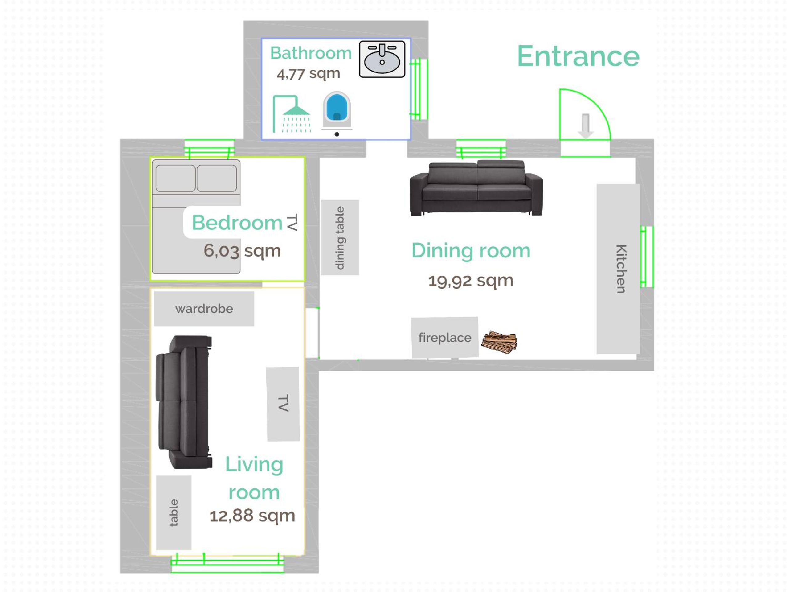 Apartment with Garden View photo 2