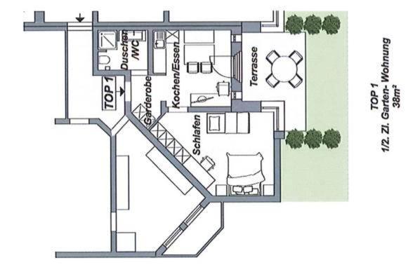 One-Bedroom Apartment with Shower photo 3