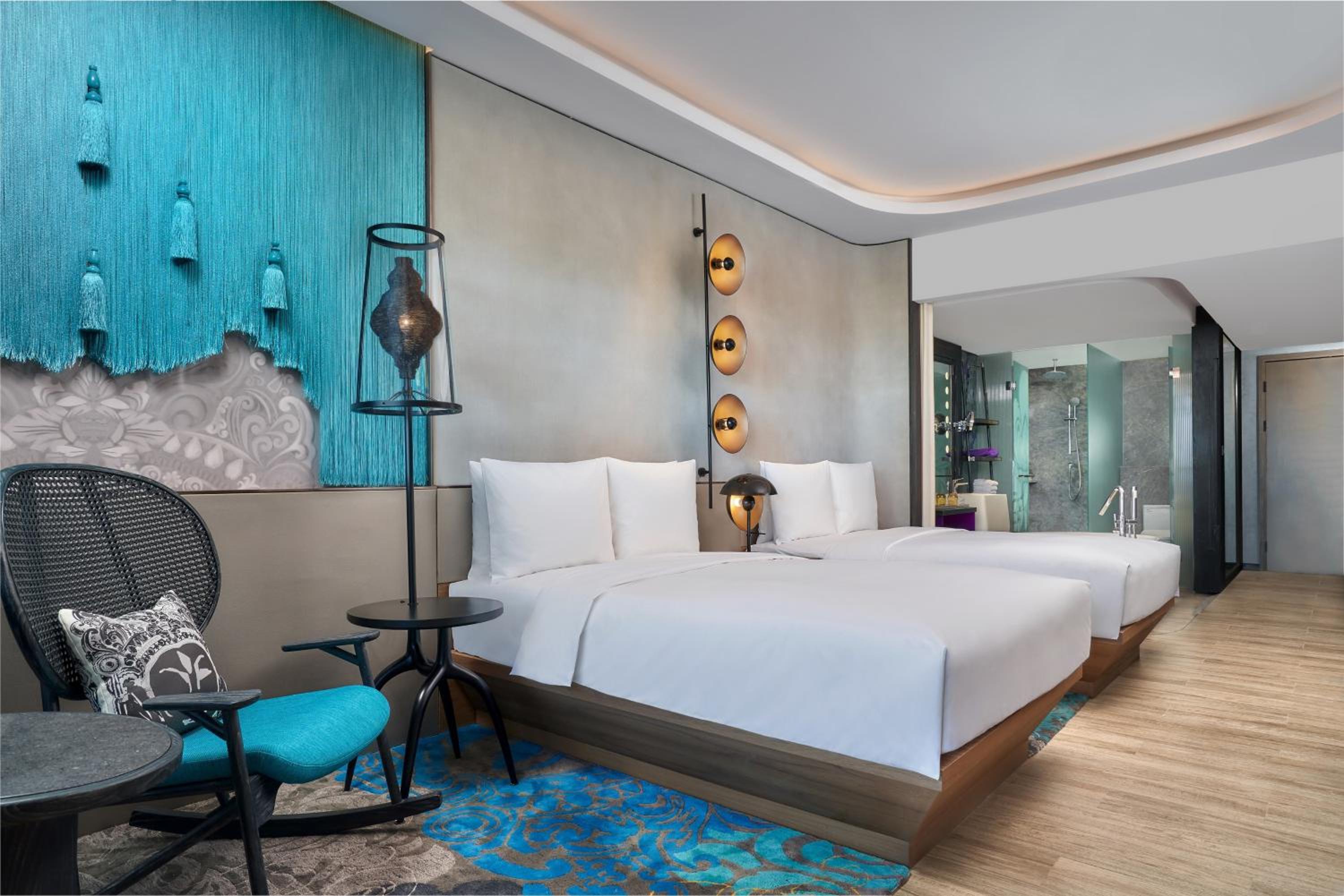 Deluxe Twin, Guest room, 2 Double, Balcony with Free Scheduled Shuttle to Hotel’s Beach Facility - Photo 1